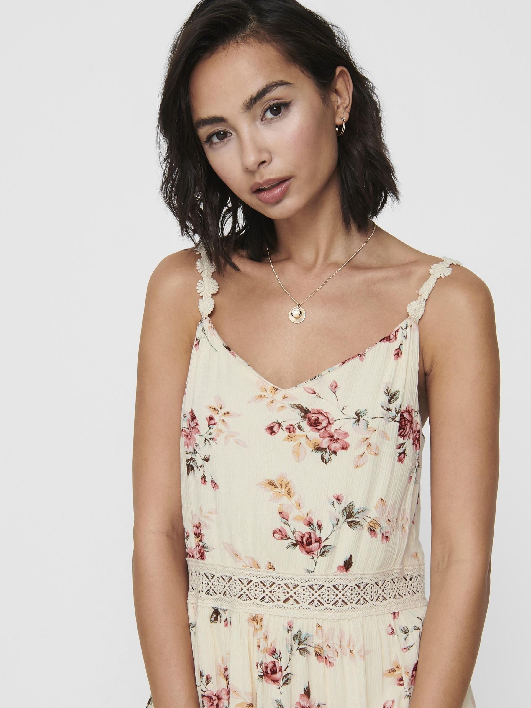 Only Women's Onlkarmen Anne S/L Short Dress Wvn Noos