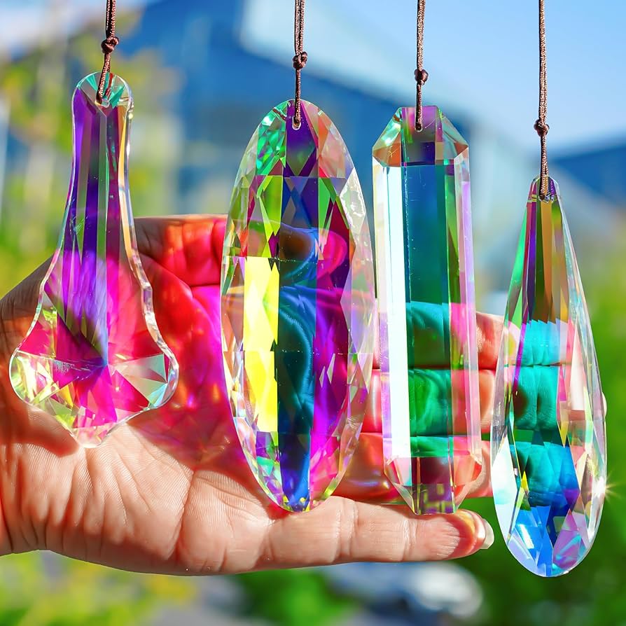 Amazon.com: H&D HYALINE & DORA Crystal Suncatcher Hanging Prisms
