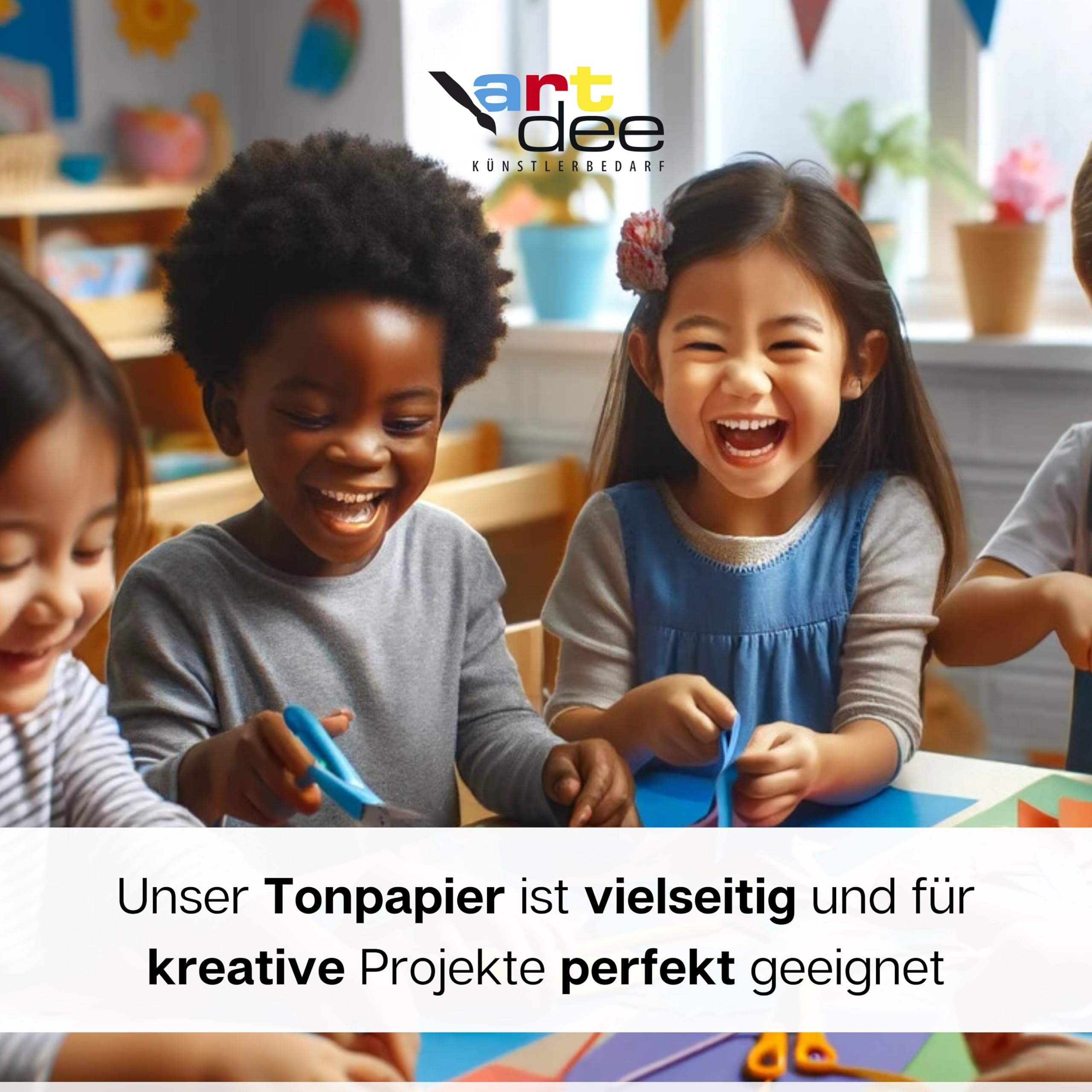 Artdee Bastelkarton DIN A2 Weihnachtsrot - 180g/m² Tonpapier