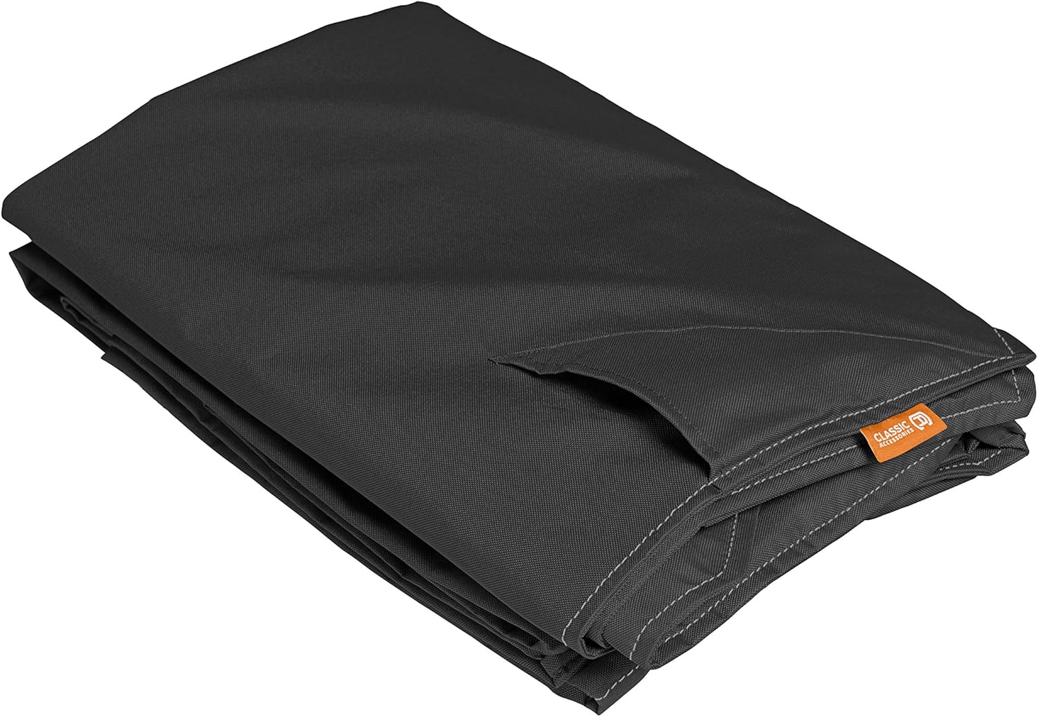 Classic Accessories Storigami Easy Fold Water-Resistant 70 Inch BBQ Grill Cover, Charcoal Black