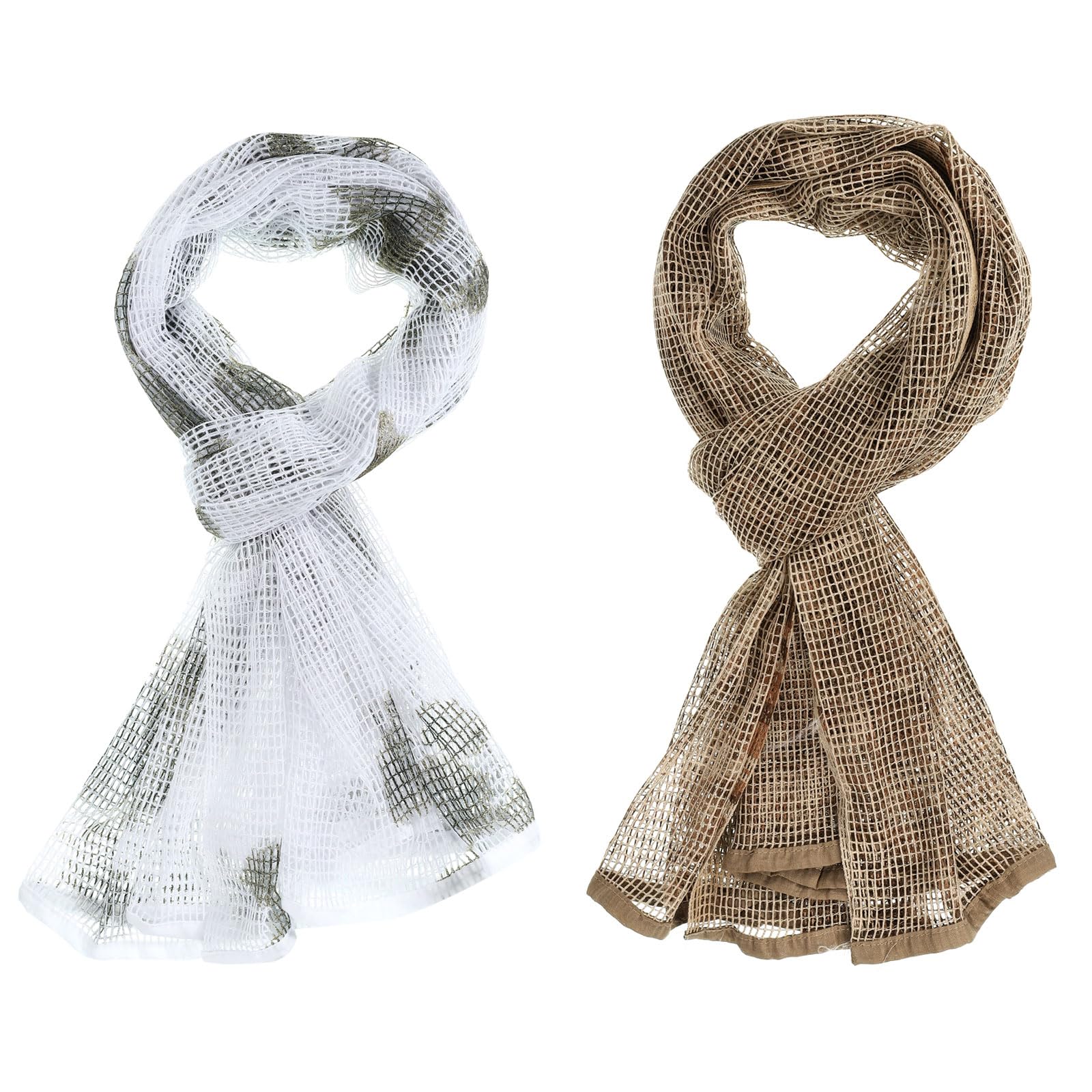PATIKIL 71"x35" Camouflage Veil Scarf