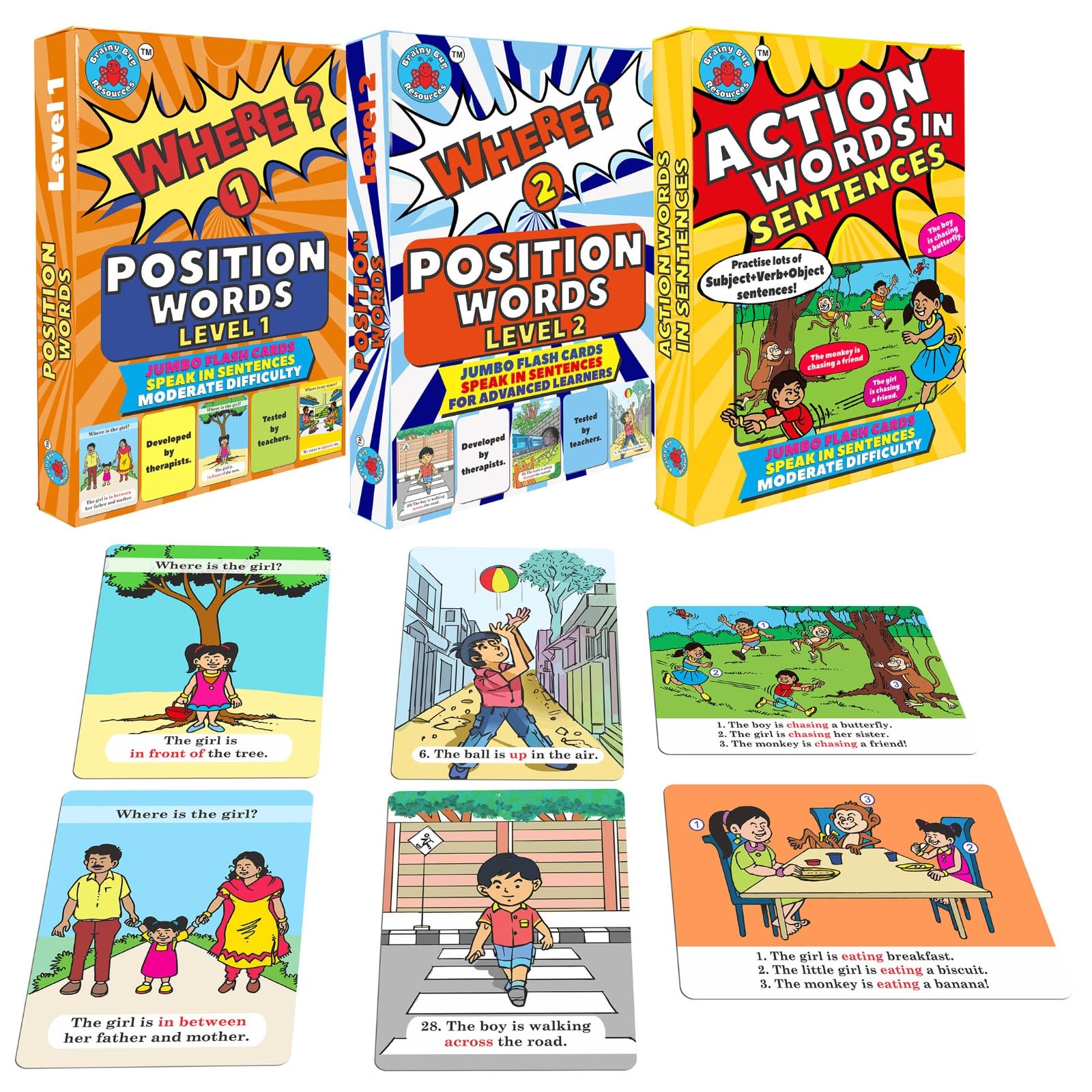 90 Flashcards to Teach Sentence Structure and Grammar | Teaches Position Words and SVO Sentences (B0CN9MLCYW) Amazon Price History, Amazon Price Tracker