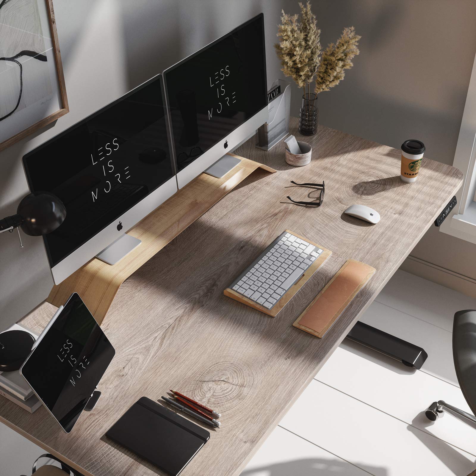 FAMISKY Standing Desk Dual Motors, Adjustable Height E...B08HMSTCD6