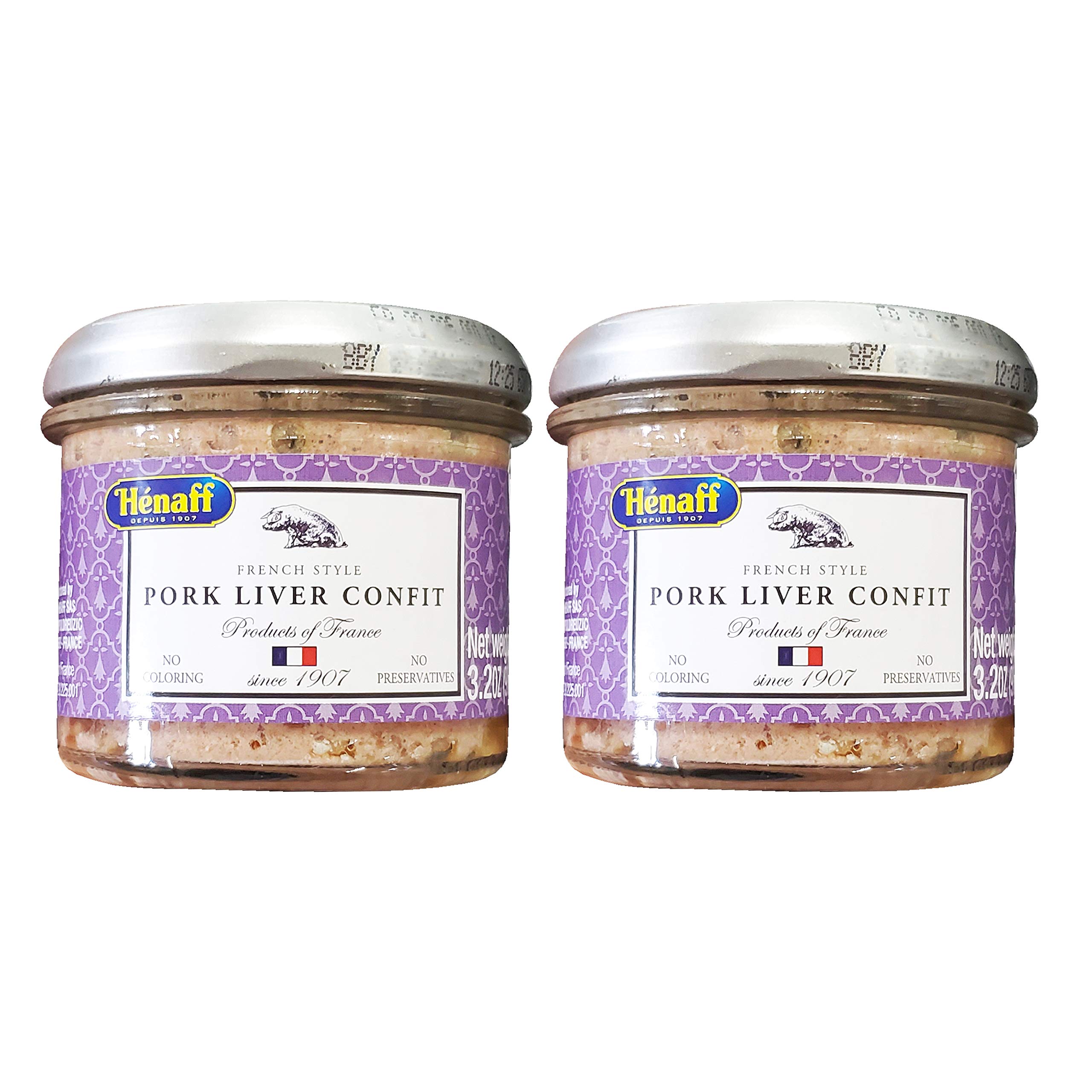 Henaff French Style Pork Liver 2 Pack (Pork Liver Confit)