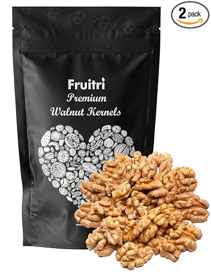 Fruitri Premium Kashmiri Walnuts 1kg Without Shell, Akhrot Giri, Walnut Kernels