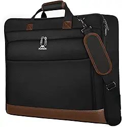 Bolsa de roupa adequada para viagens, bolsas de vestuário grandes para pendurar roupas, viagens, bolsa dobrável com alça de ombro para negócios, mala de viagem premium 2 em 1, preta, marrom
