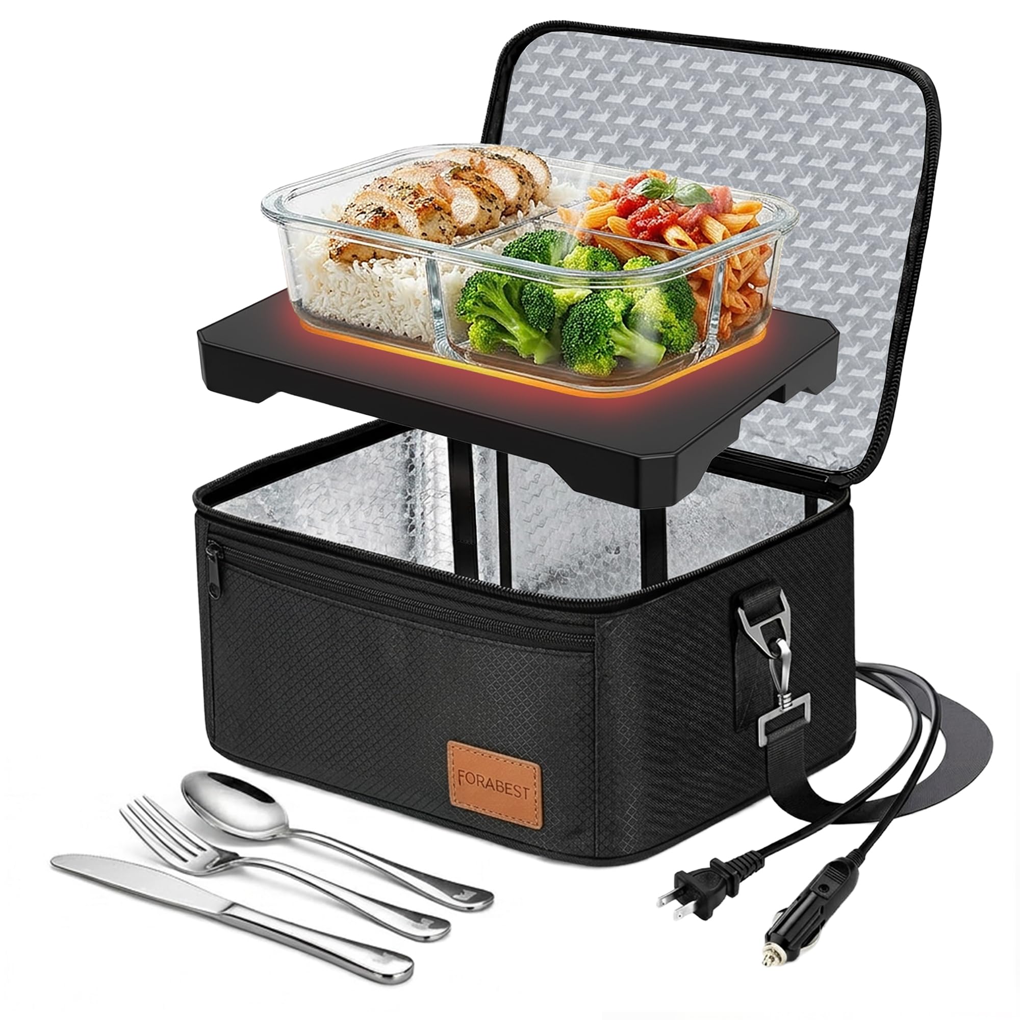 Amazon | FORABEST ポータブル電子レンジフードウォーマー - 電気