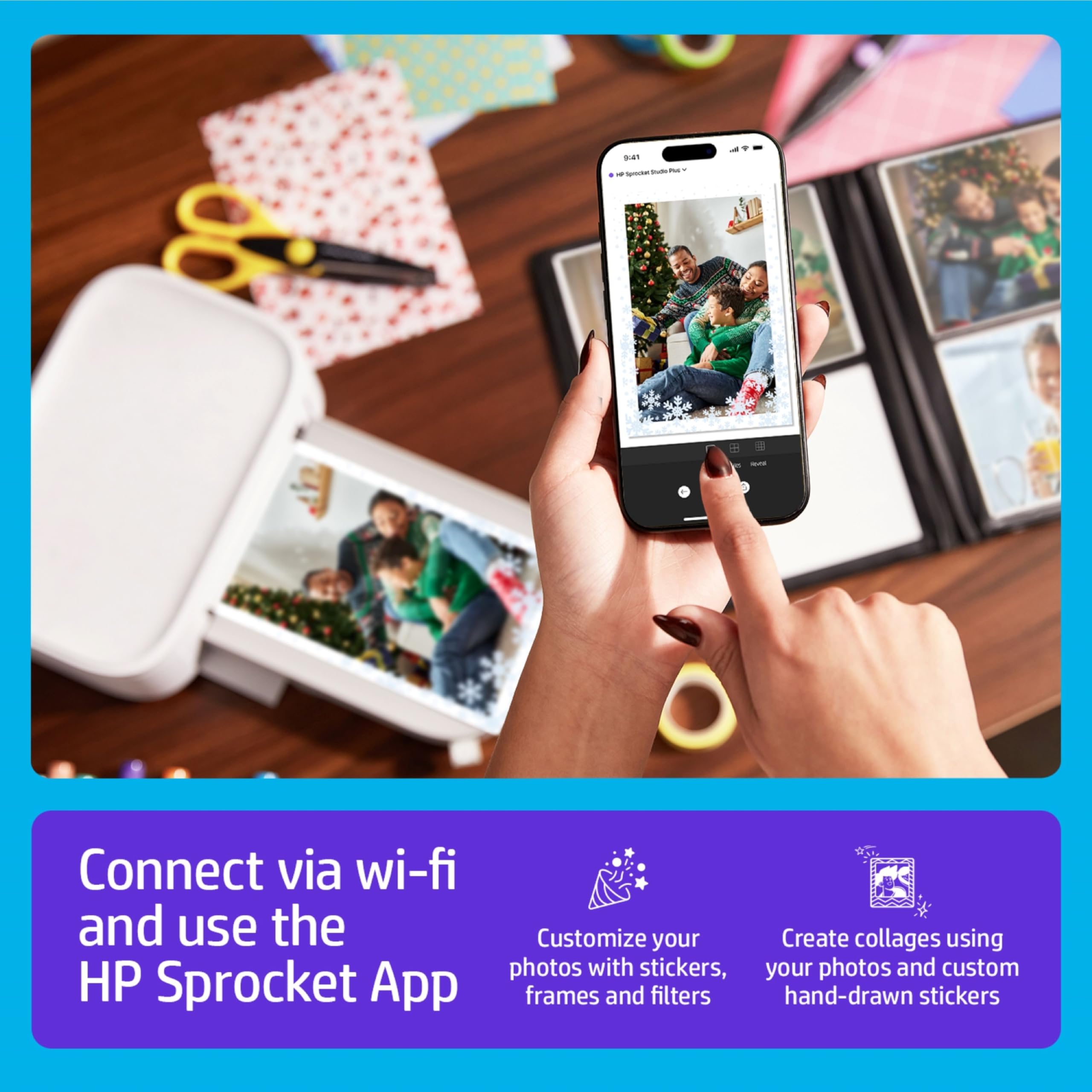 Amazon.co.jp: HP Sprocket Studio Plus 4x6 インスタントフォト