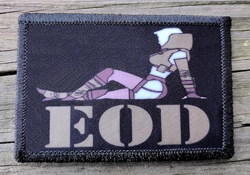 Miniatura 1 de EOD Girl Morale Patch Hook Loop Army Custom Bomb Squad Tactical Funny 2A Gear