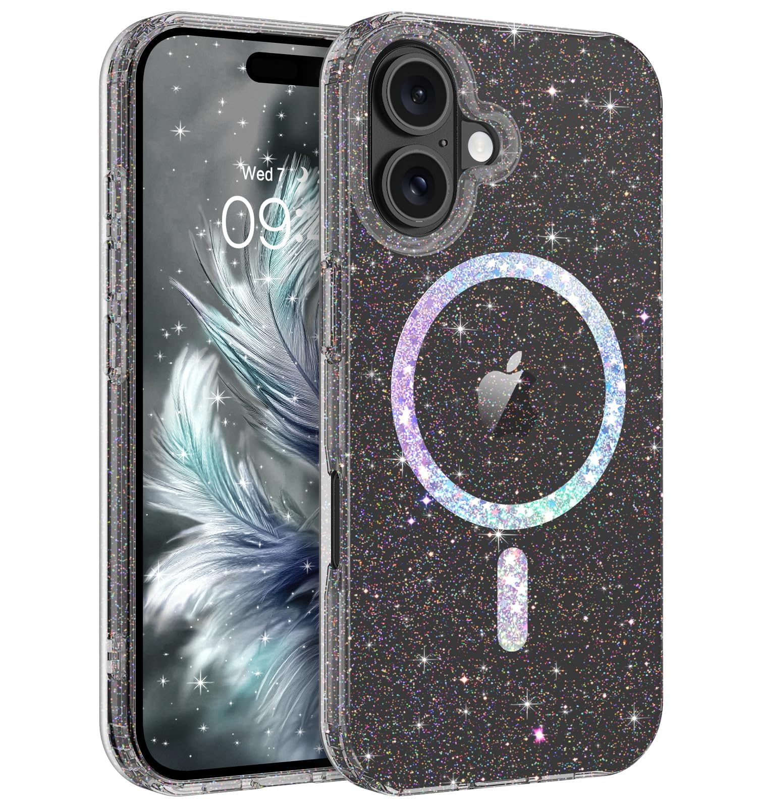 Coque compatible MagSafe iPhone 16 Plus jolie et robuste - 8