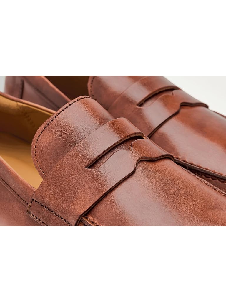 Tan ECCO Verona Classic Penny Loafer