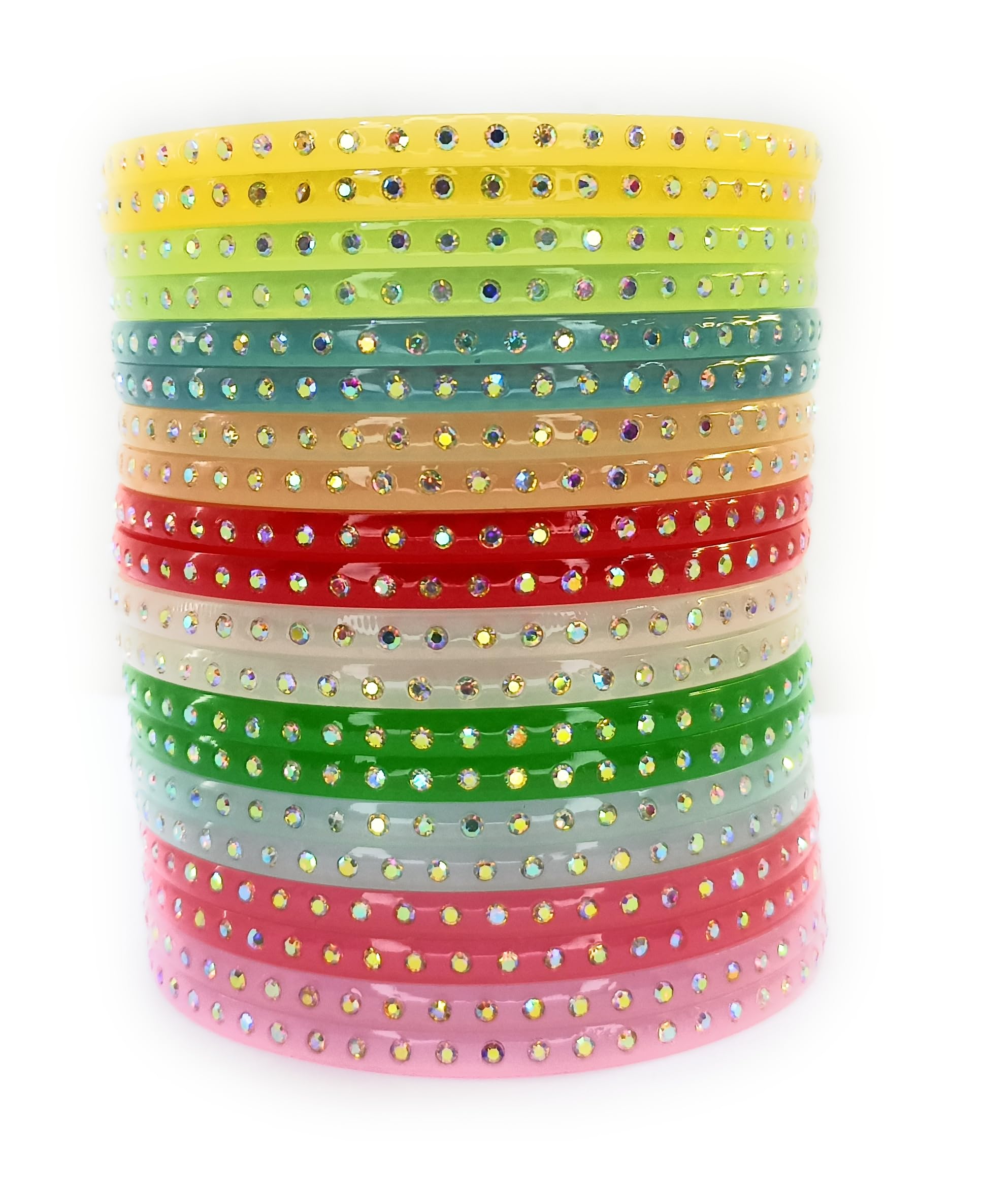 See full amazon price history chart for Multicolor Pastel Shades Seep Plastic,Silver Rainbow Color Stone Studded,Bangles set of 20 bangles /10 colors for Women and Girls (2.4) Multicolor Pastel Shades Seep Plastic,Silver Rainbow Color Stone Studded,Bangles set of 20 bangles /10 colors for Women and Girls (2.4) (B0DCCL7FT1) Amazon Price History, Amazon Price Tracker