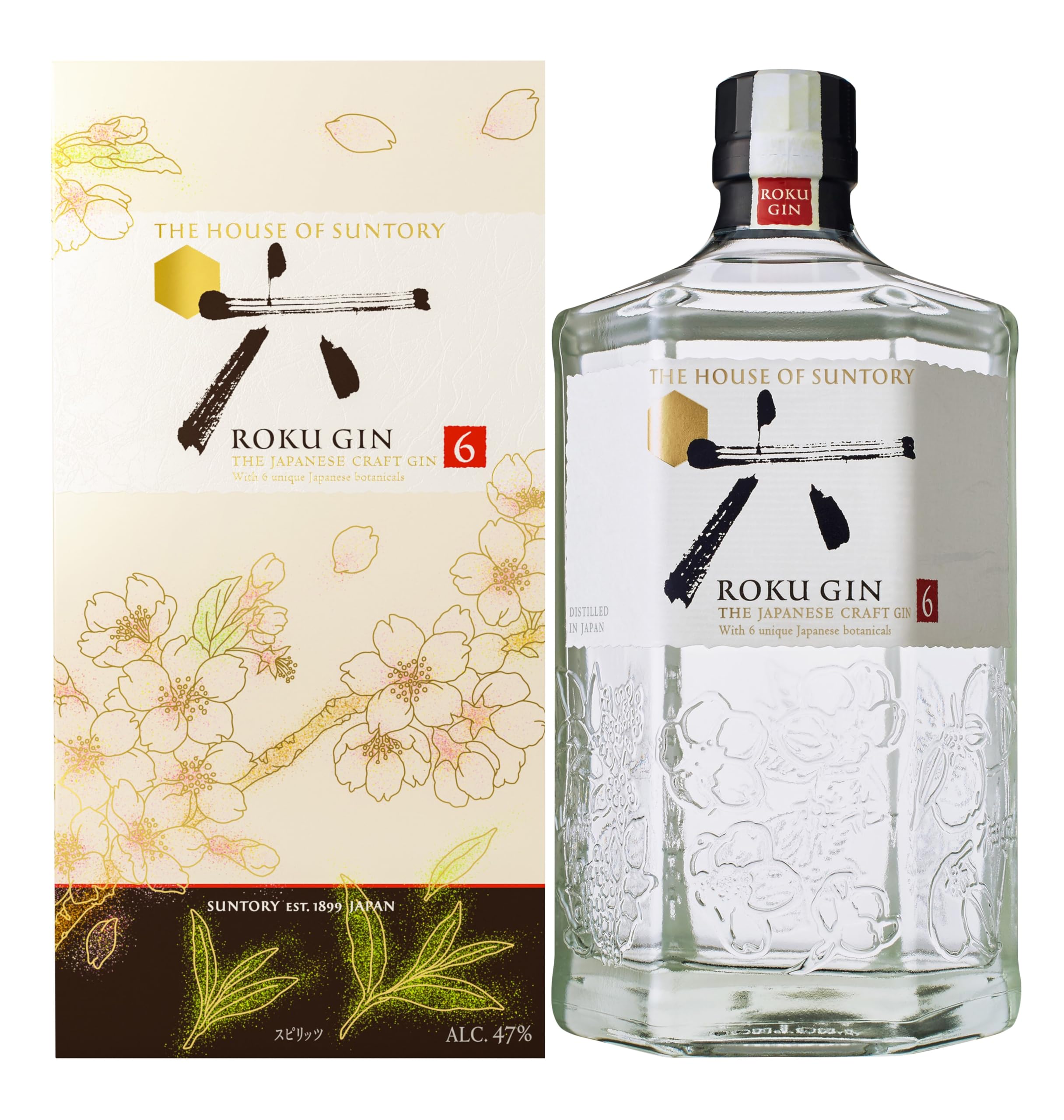 ROKU〈六〉 サントリージャパニーズクラフトジン 700ml [ギフトBOX 入り ギフト プレゼント][ジン ロク]