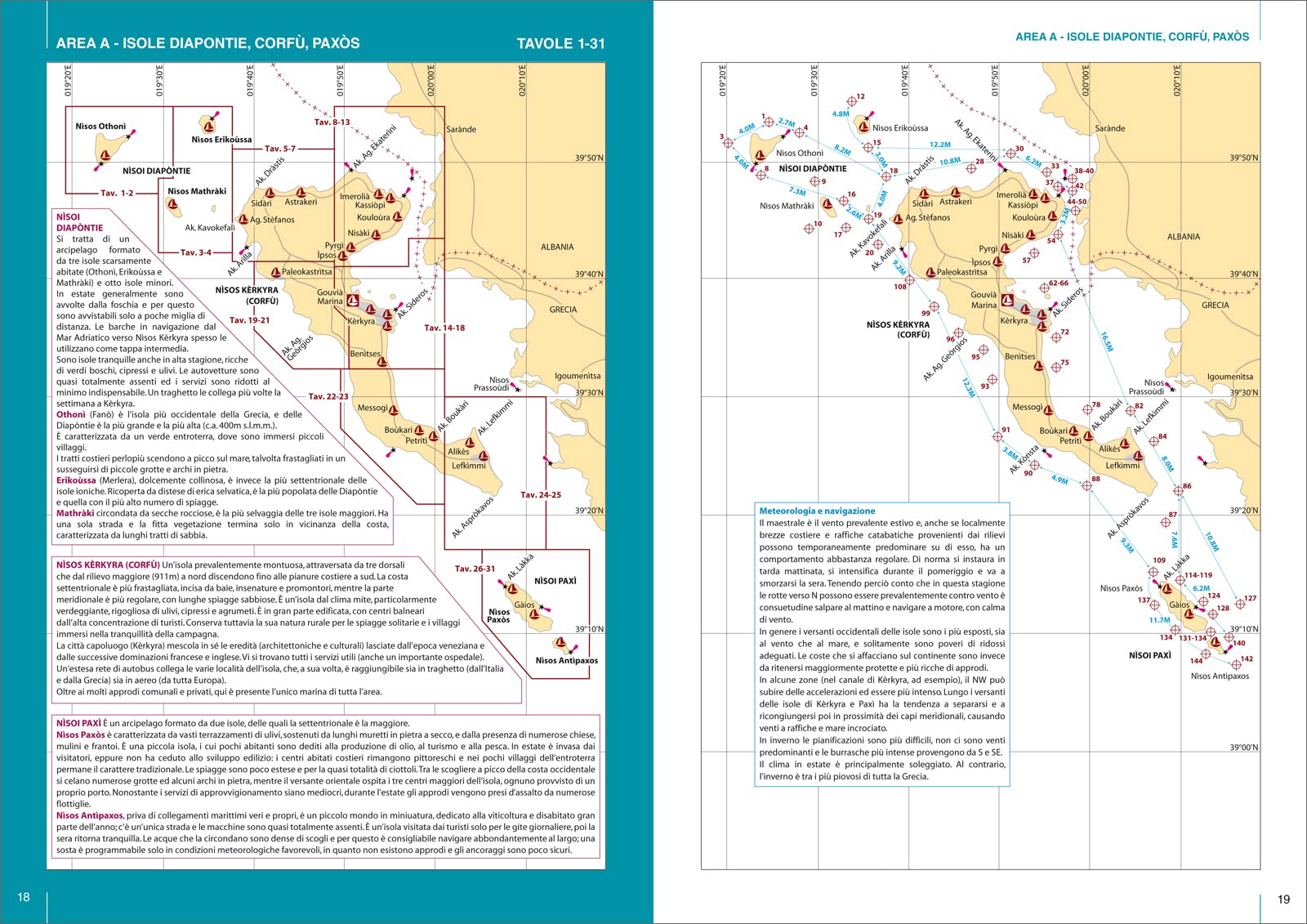 Grecia ionica. Corfù, Paxos, Costa dell’Epiro, Golfo di Ambracia. Portolano cartografico (Vol. 6A)