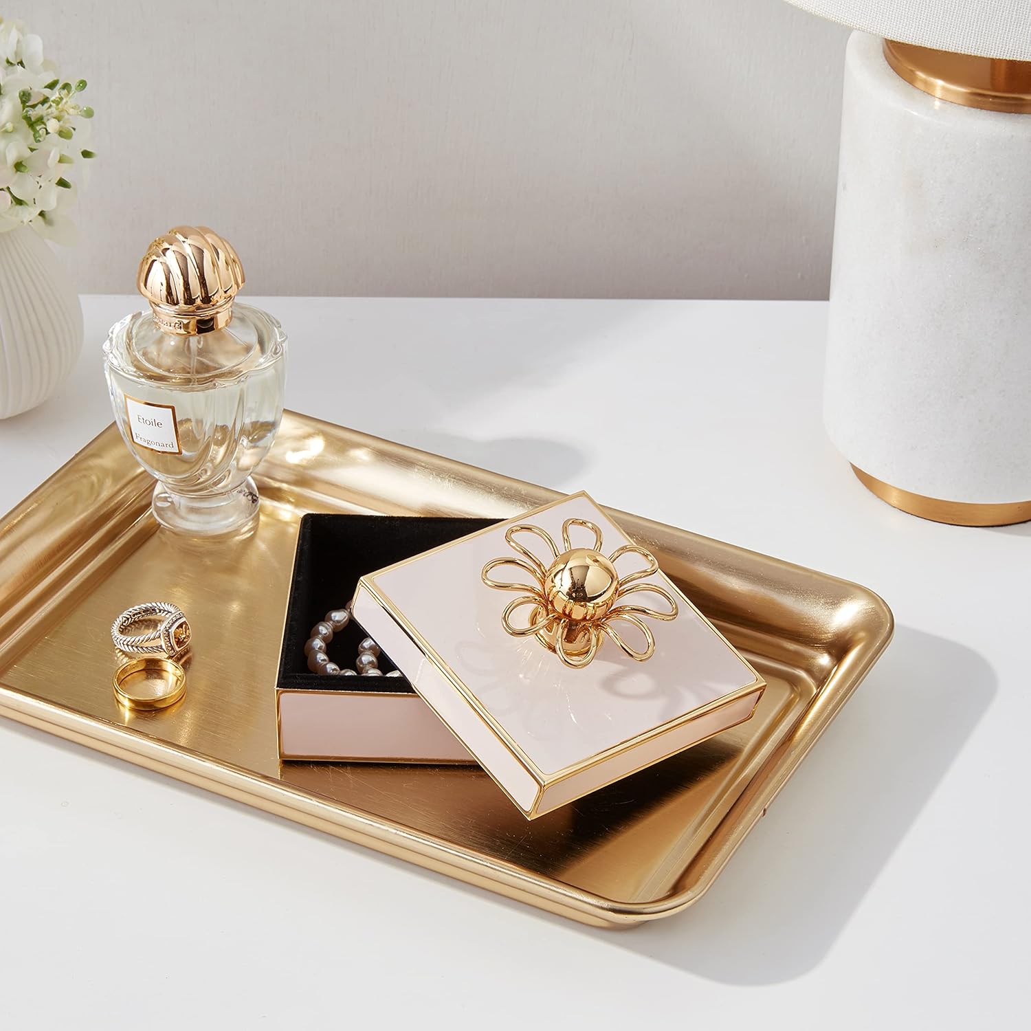 Kate Spade New York KS Keaton Street Jewelry Box, Gold : Clothing, Shoes & Jewelry