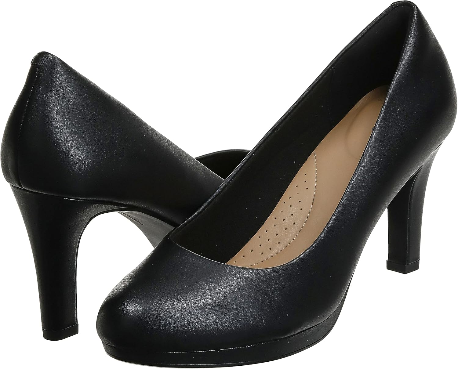 Clarks Women's Adriel Viola Dress Heel Black 7 Medium US