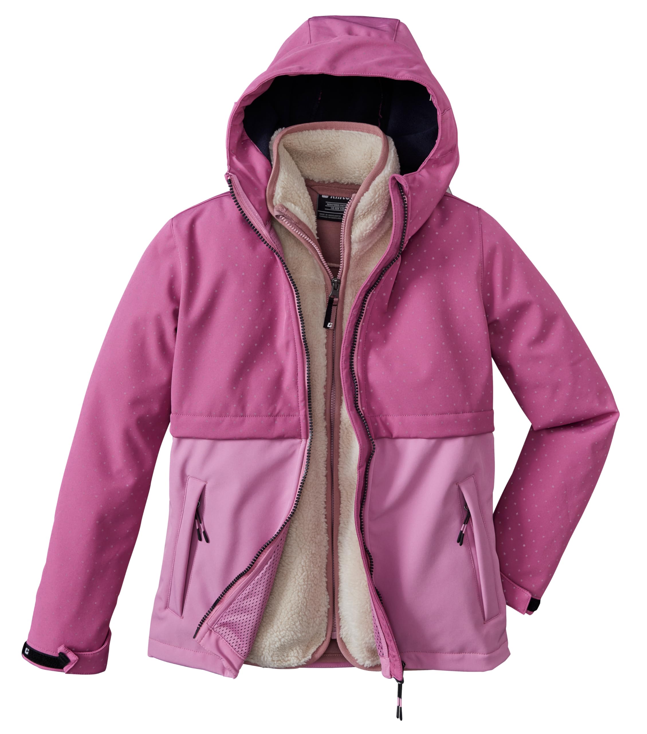 Killtec Kow 242 Grls Flc Jckt Chaqueta de sherpa/chaqueta de forro polar con cuello alto Niñas