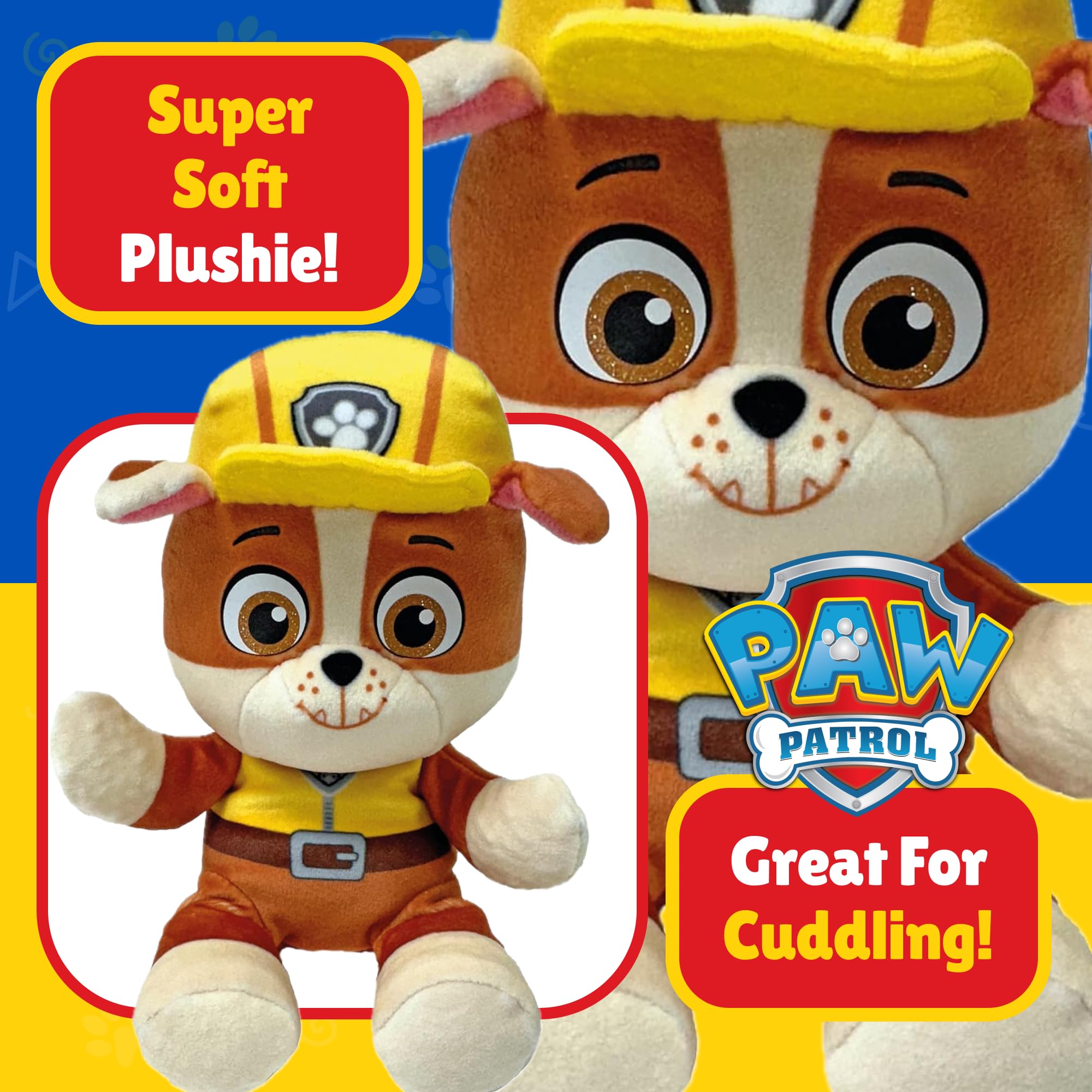 TY - Peluche Pat’ Patrouille - Ruben - 15cm - Peluche à Collectionner, Marron, Jaune - 4