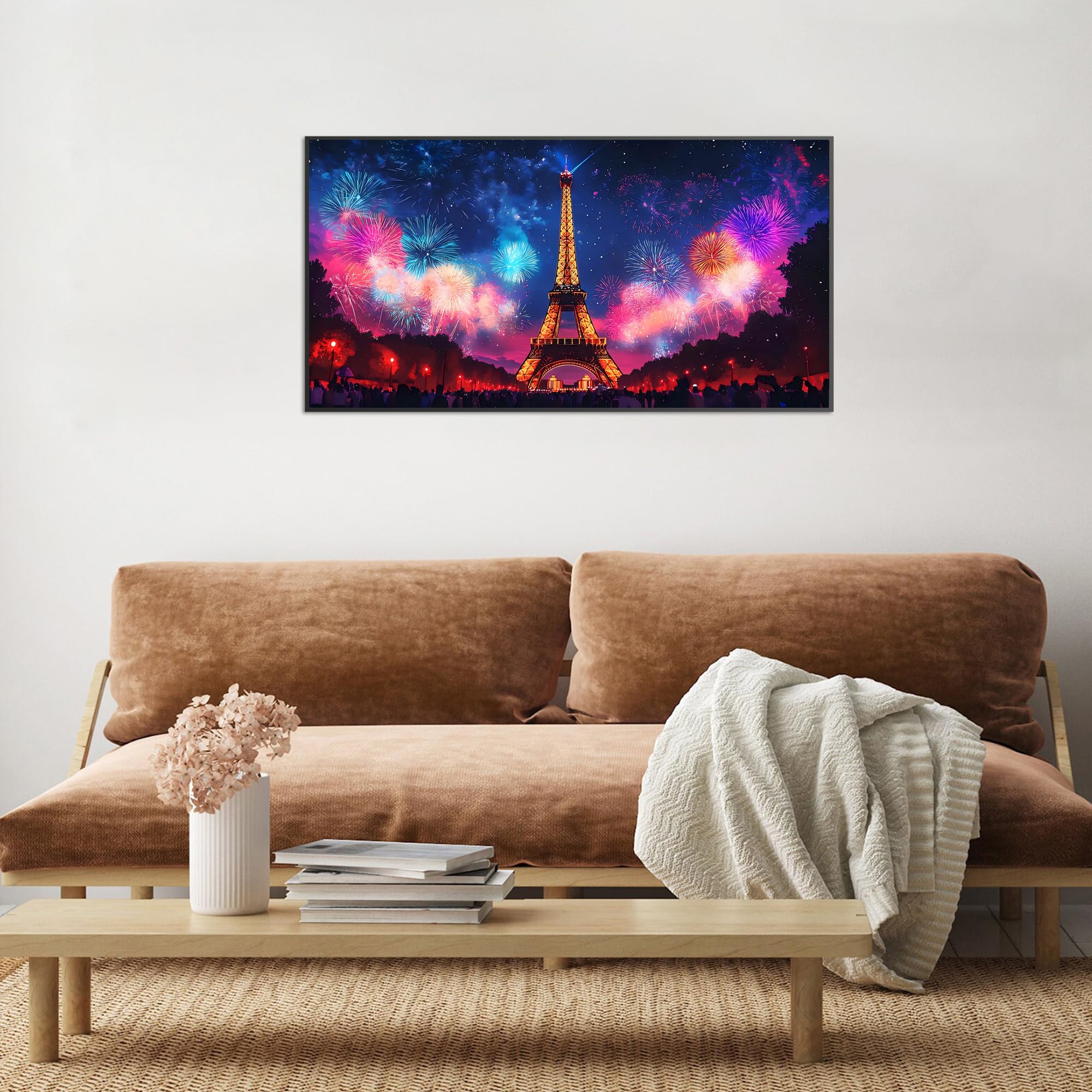 Puzzle 1000 Pezzi per Adulti Parigi Di Notte - Forma Speciale Puzzle classici | Impossibile Puzzles | Decorazione Murale Unica (41x80cm) | Regalo Originale per Amanti dei Puzzle - 5