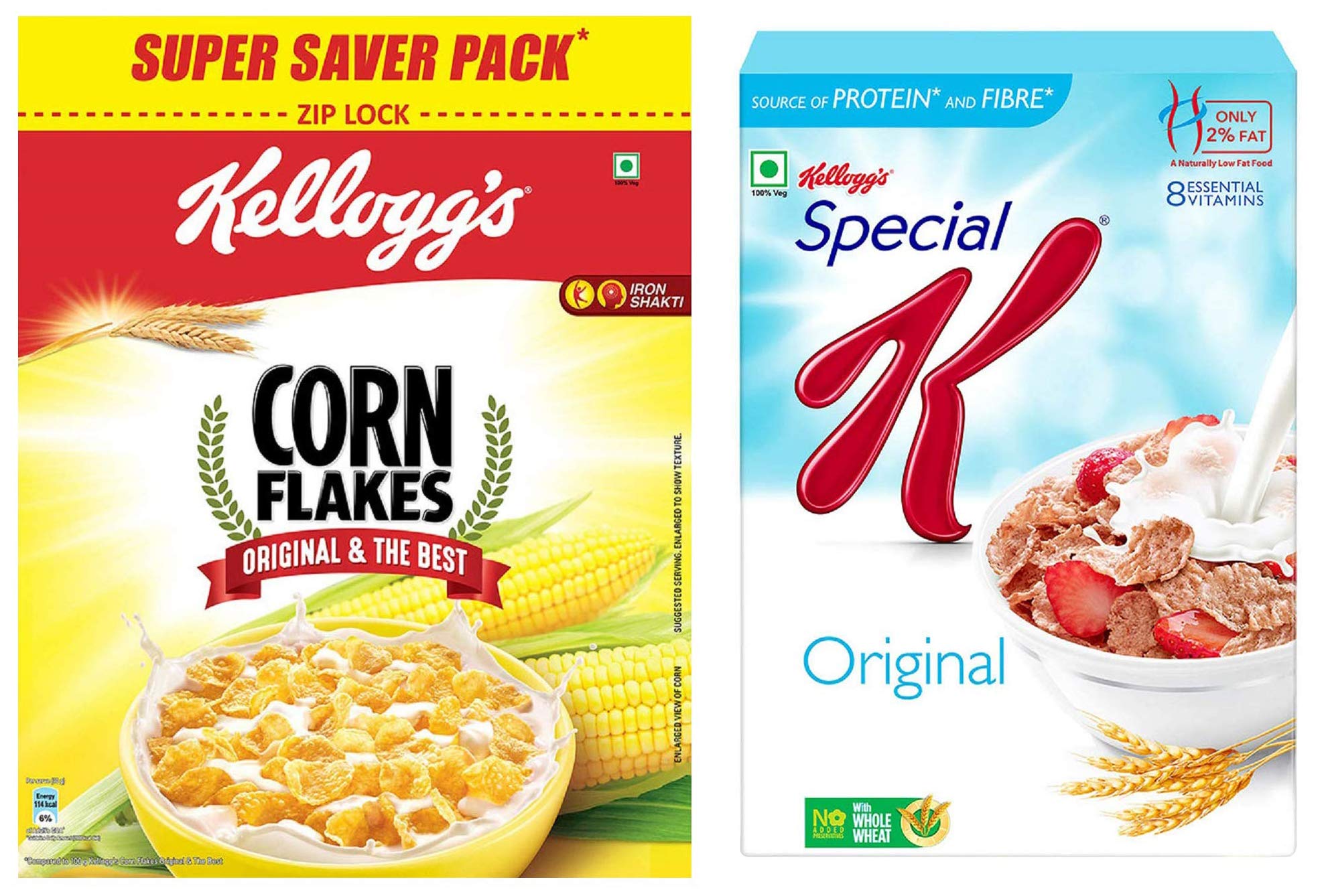 Buy Kellogg #39 s Combo Kellogg #39 s Corn Flakes Original Breakfast Cereal