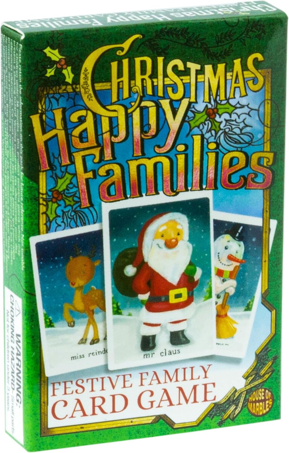 House of Marbles Christmas Happy Families Card Game…