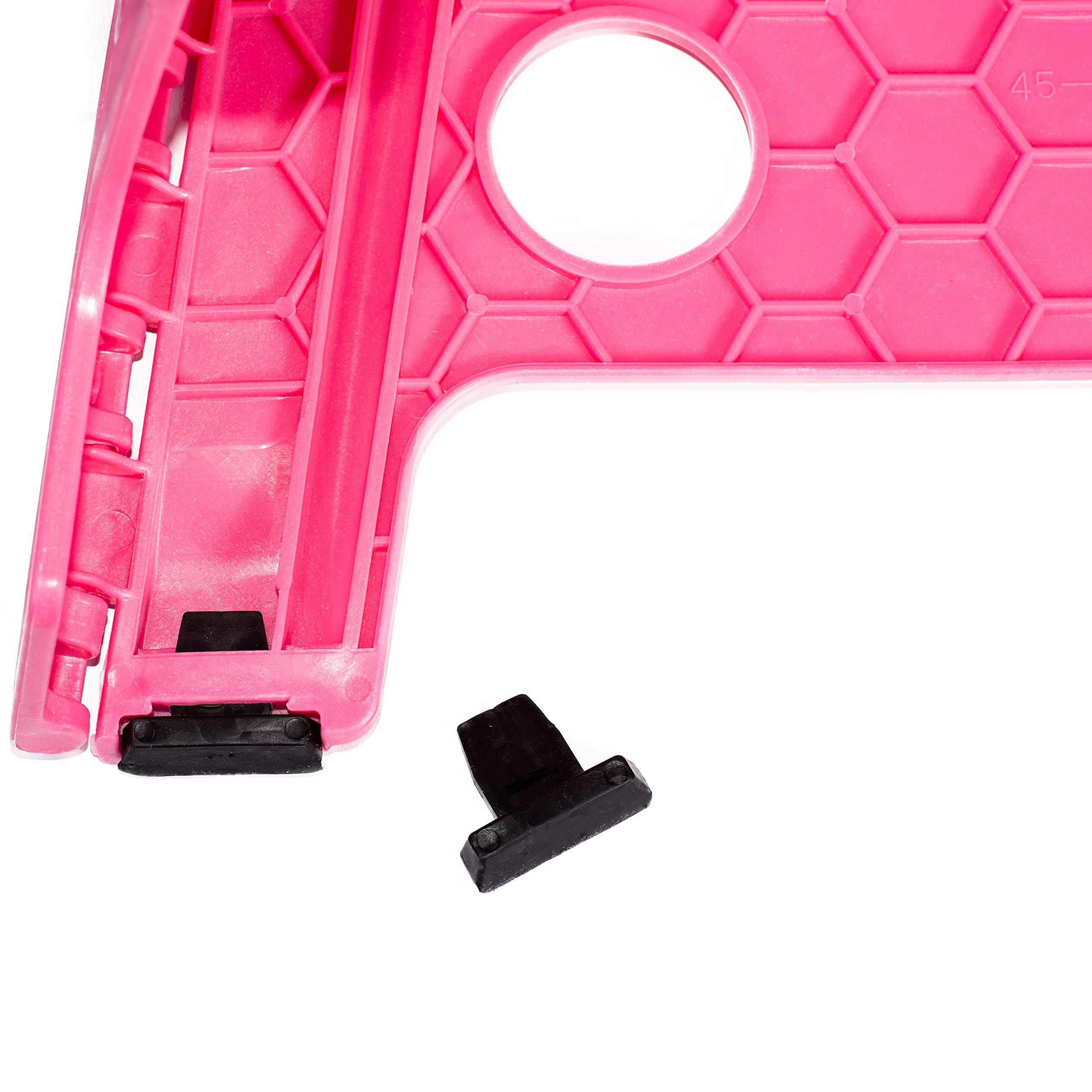 JeVx Klapphocker XXL 45cm - Rutschfeste Sitzbank Für Küche & Bad Bis 130kg Belastbar