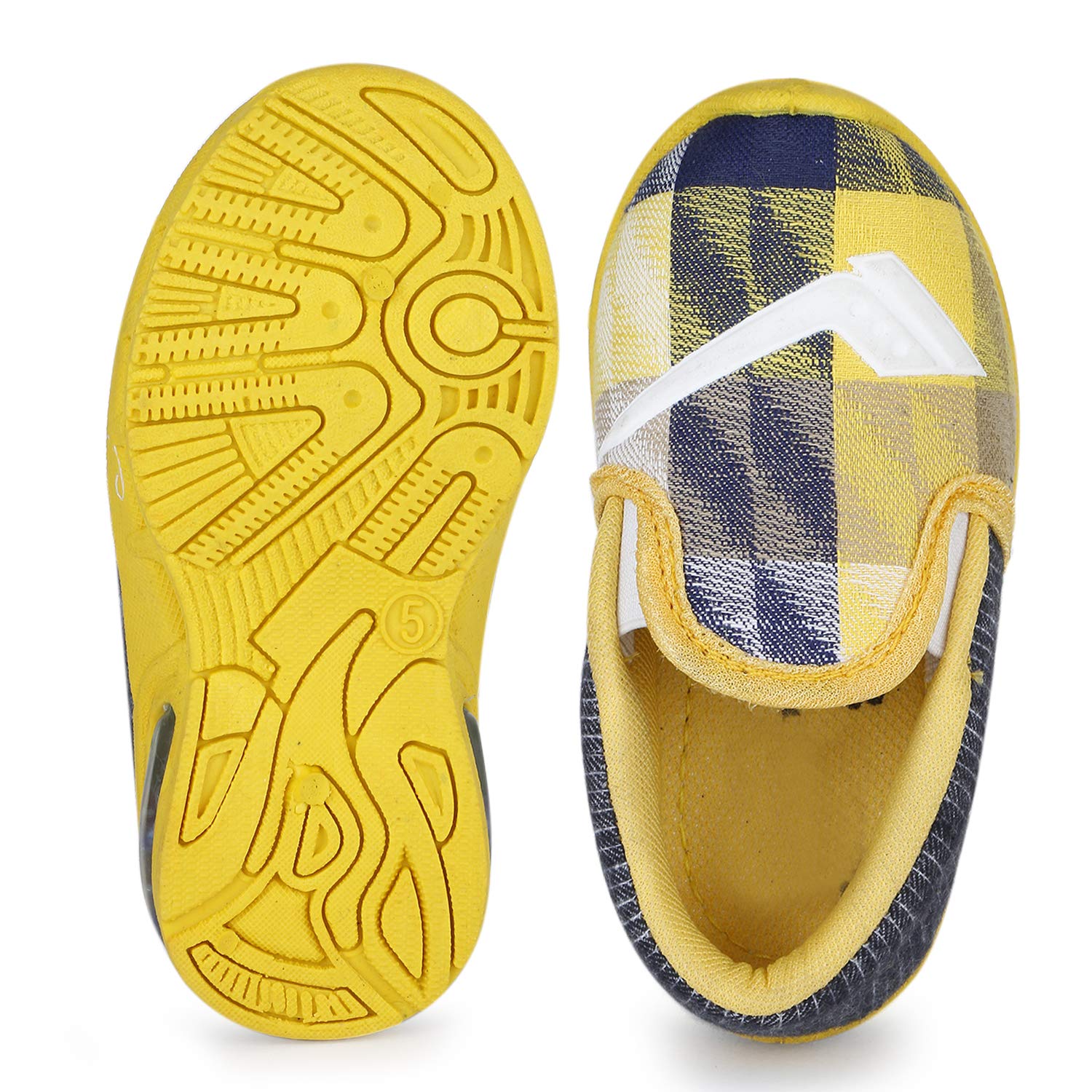 SMARTOTS Kids Unisex Casual Slipon Baby Shoes for Baby Boys/Girls with Multicolour Light Age 15 Months to 4 Years L-6 5 81dhdAw7Y3L. SL1500