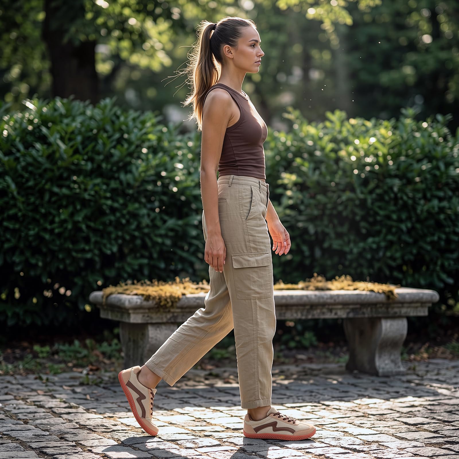 Sosenfer Barfußschuhe Damen Herren Minimalistische Sneaker Leicht Retro