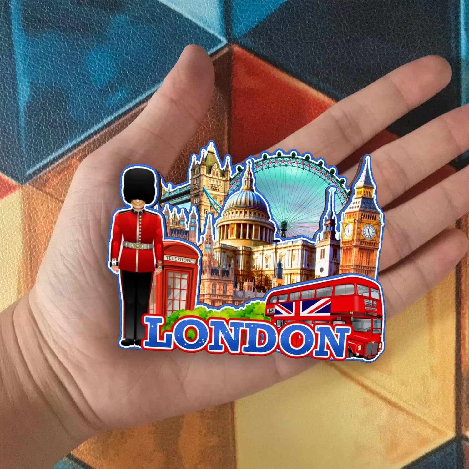Atomium Bruxelles 3D Belgio Souvenir Magnete in vetro di cristallo magnete turistico viaggio souvenir collezione regalo adesivo magnetico casa cucina decorazione
