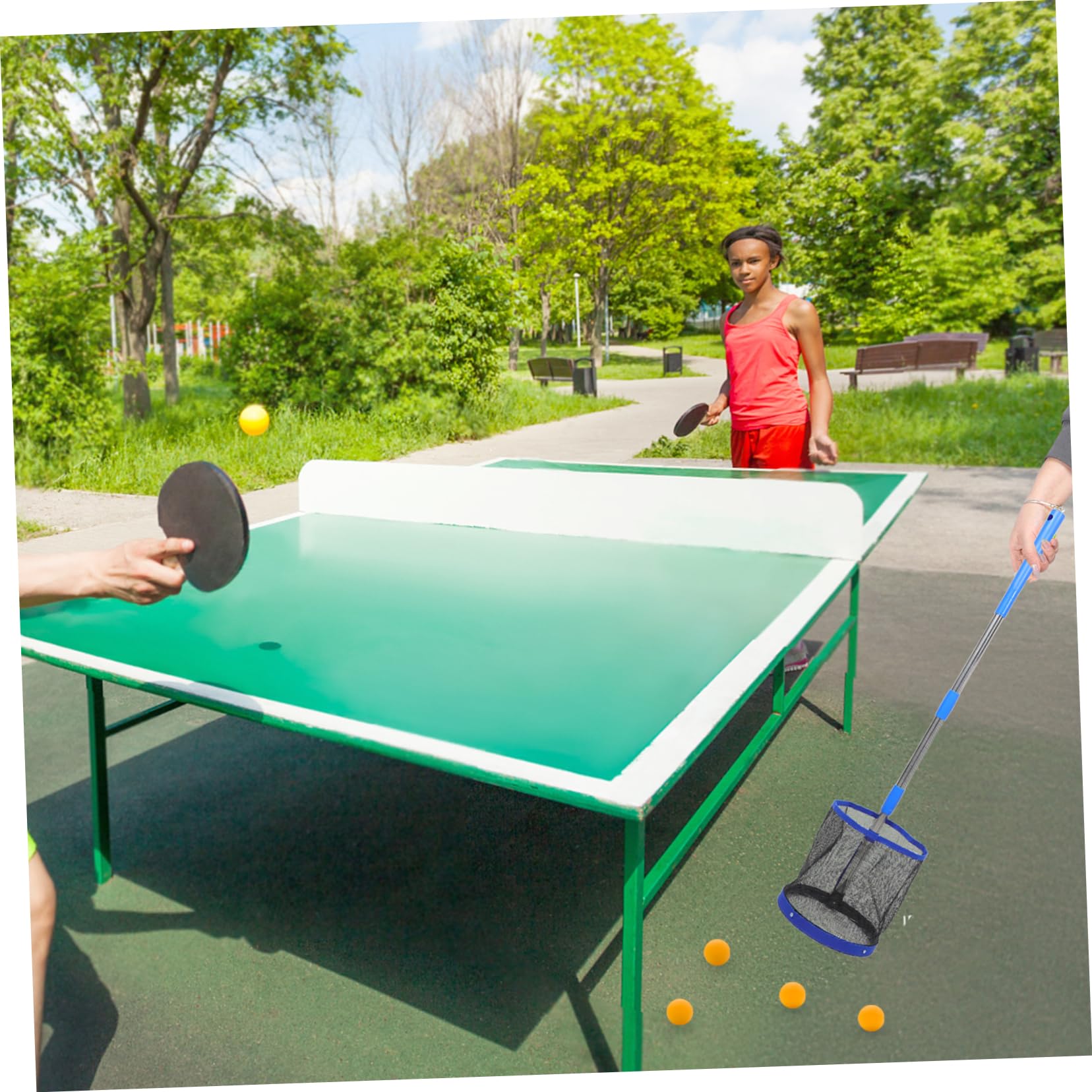 BESPORTBLE Raccoglitrice di Palline da Pong Portatile Raccoglitore di Palline Sport Collettore di Palline Collettore di Palline da Pong Portatile Raccoglitore di Palline Piccole