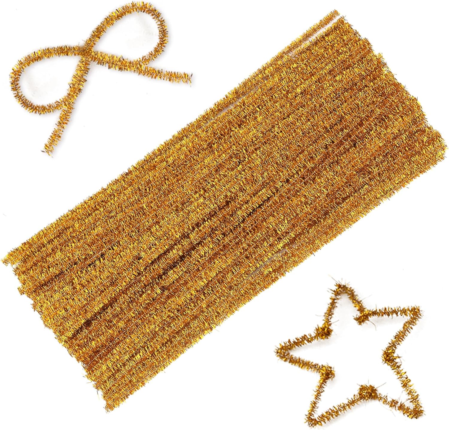 Hssugi Pipe Cleaners, 100PCS Christmas Pipe Cleaners Craft