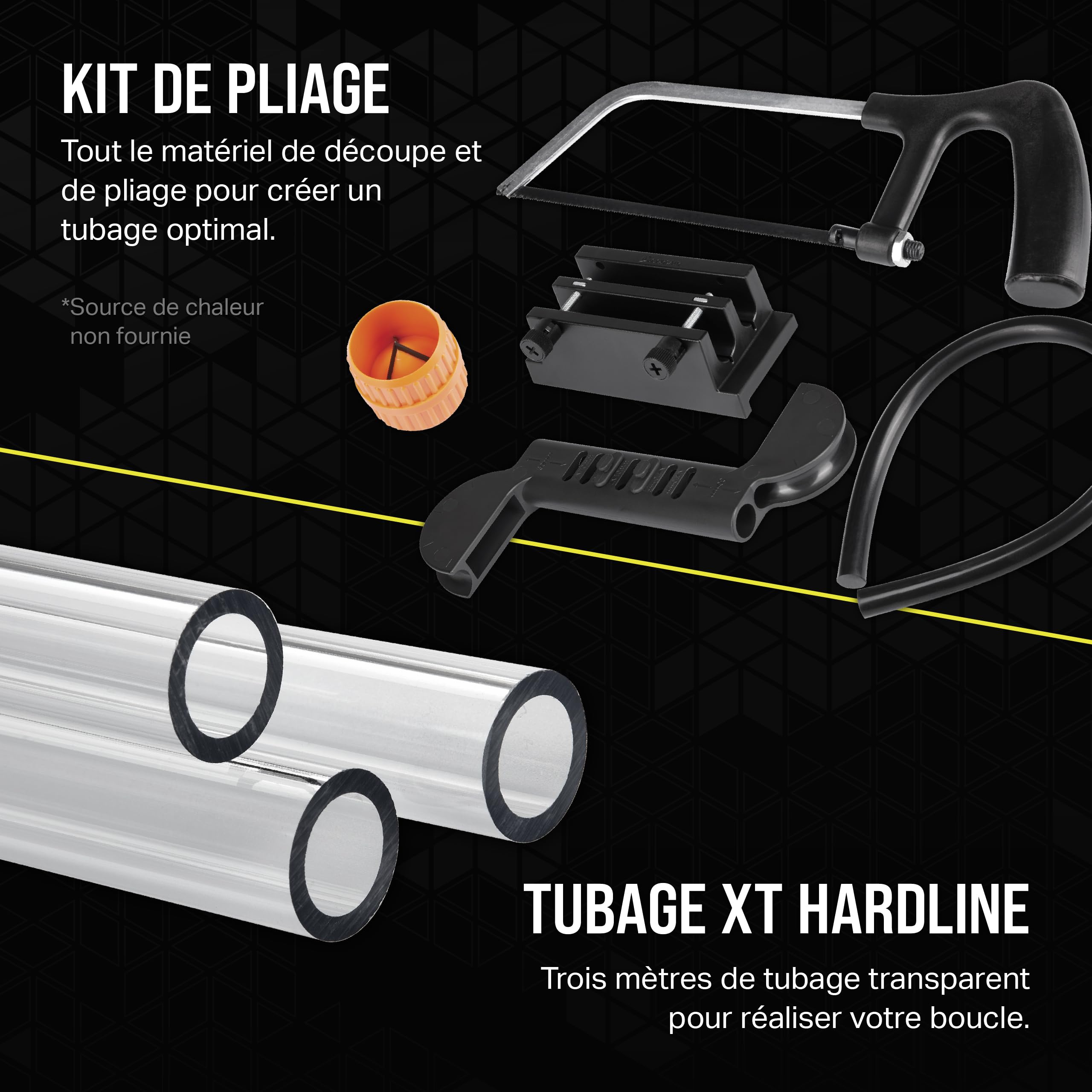 CORSAIR Hydro X Series iCUE Link XH405i Kit de Watercooling Personnalisé – Waterblock pour Processeur XC7 Elite – Pompe/Réservoir D5 XD5 Elite – 3 Ventilateurs RGB QX120 – Gris Furtif