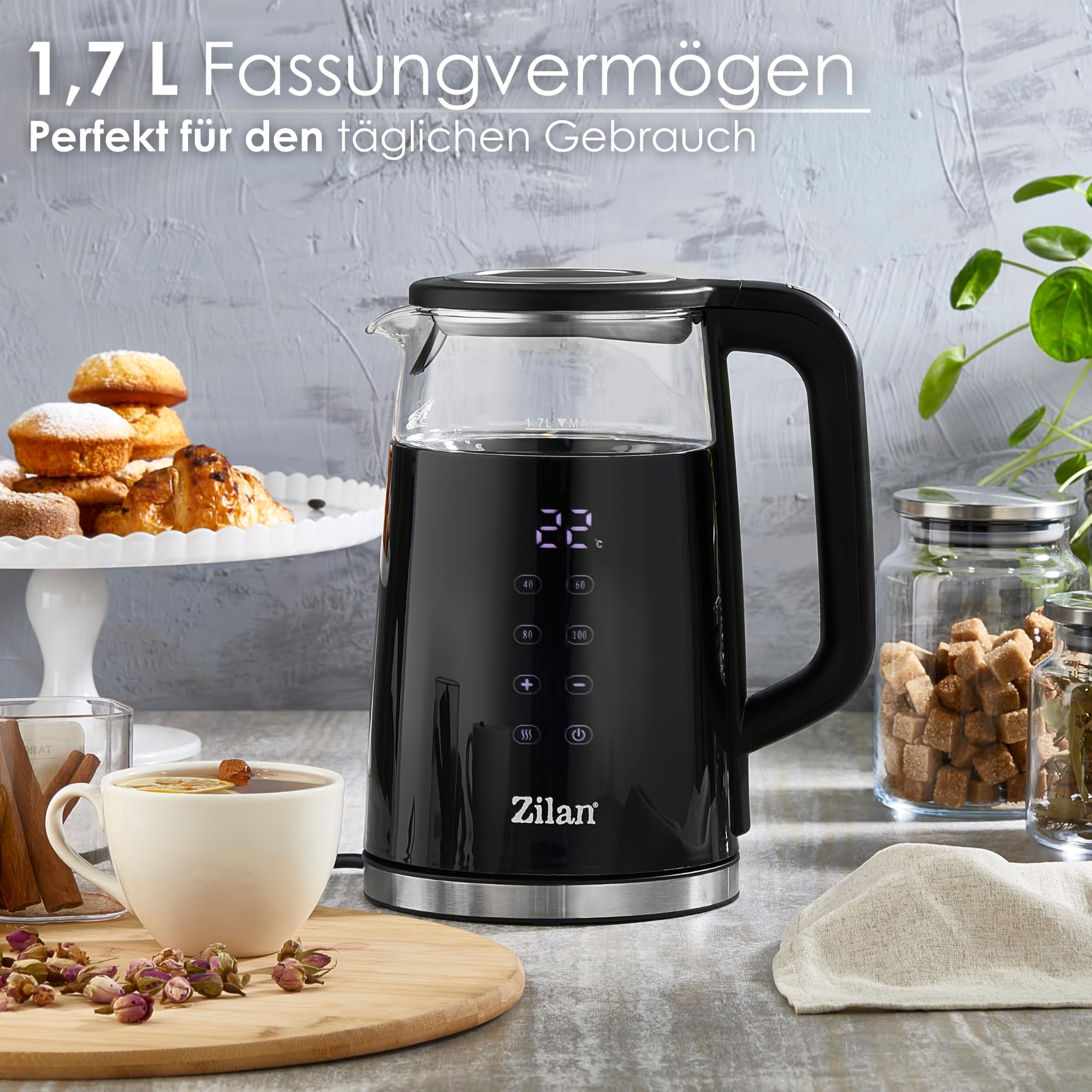 Hervidor Eléctrico Con Regulador De Temperatura Hervidor De Agua