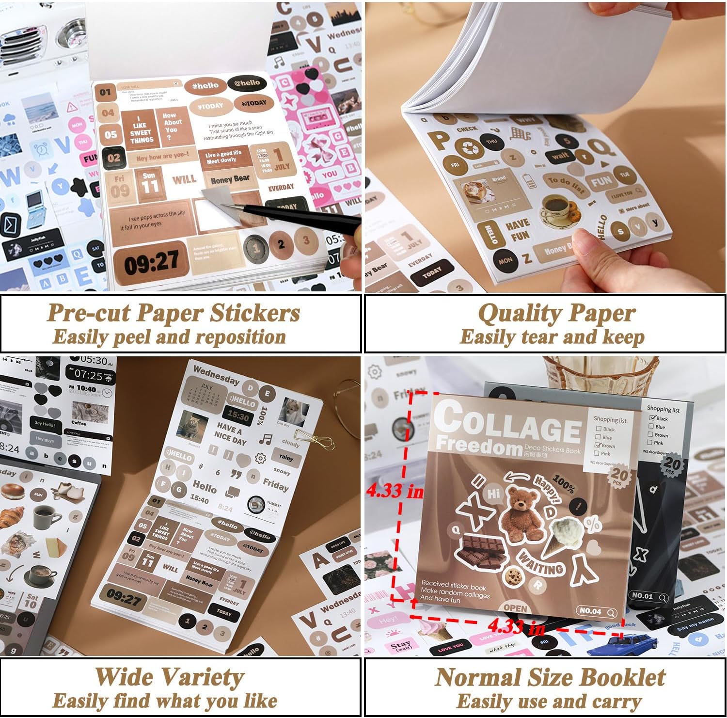 Procicia Libro de para diario, modernas para