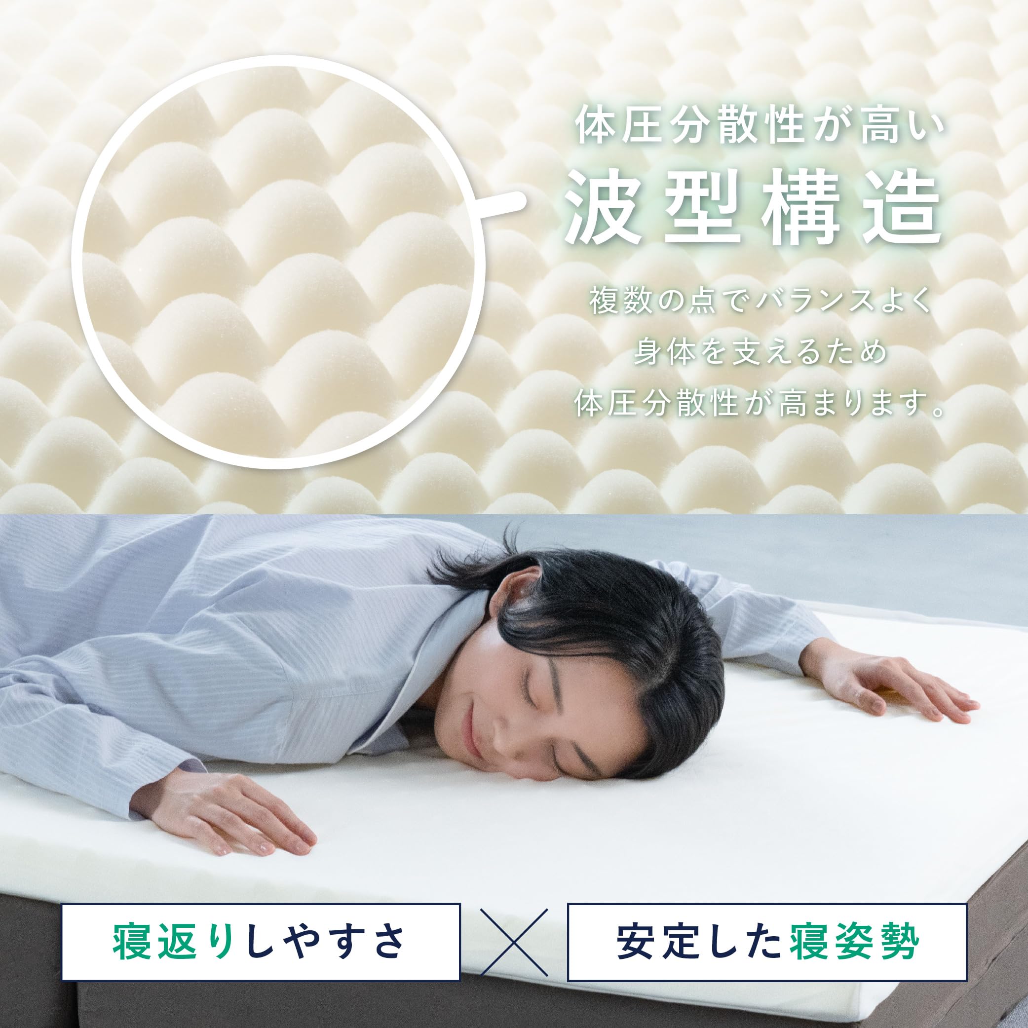Amazon.co.jp: アーケム D-Sleep Eco マットレス Sサイズ シングル
