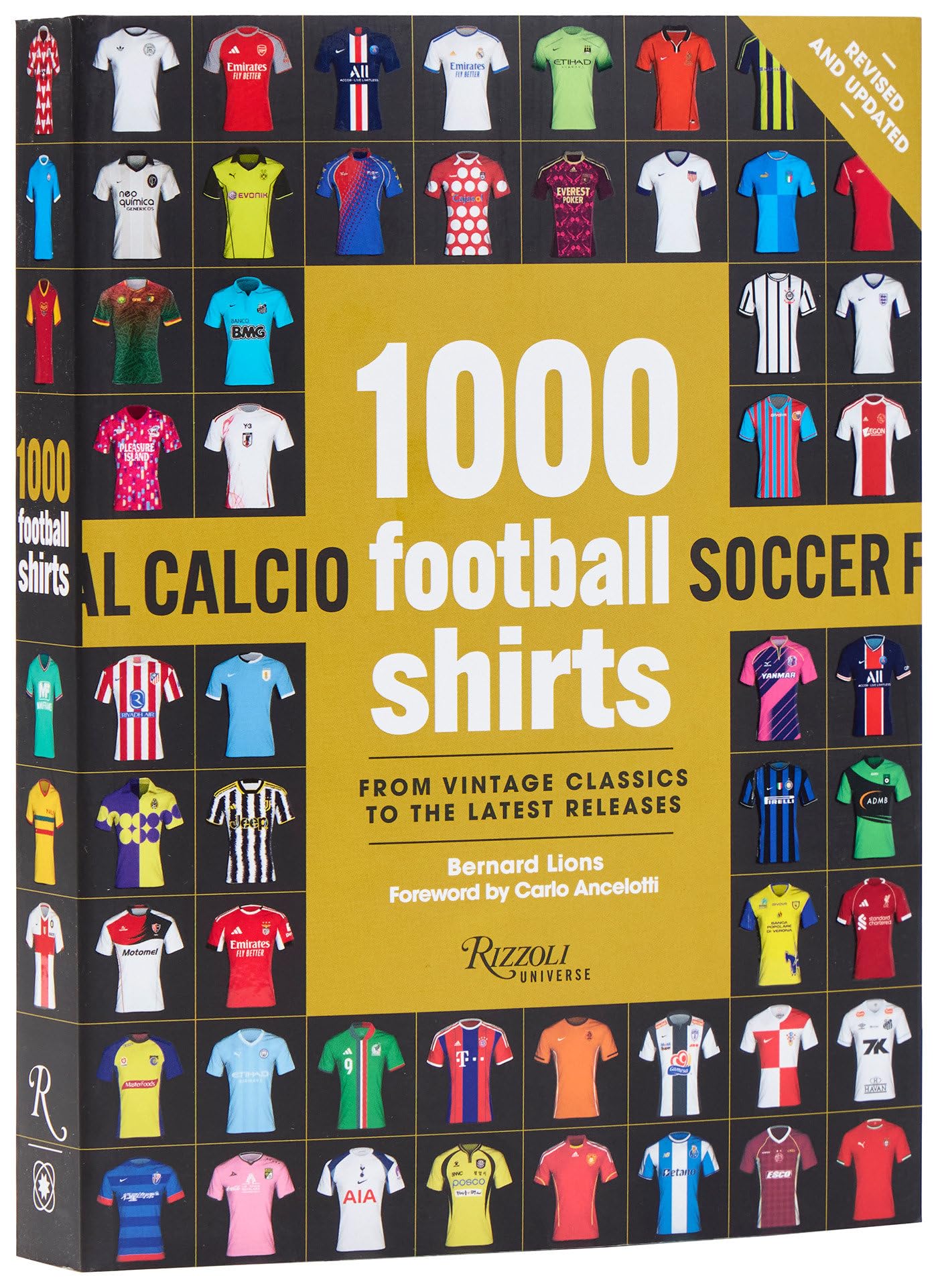 Carlo Ancelotti - 1000 Football Shirts - Revised & Updated - Paperback Book