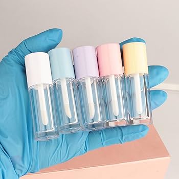 Amazon | 空ブルーミニリップグロスチューブ 2.5ml 0.3オンス