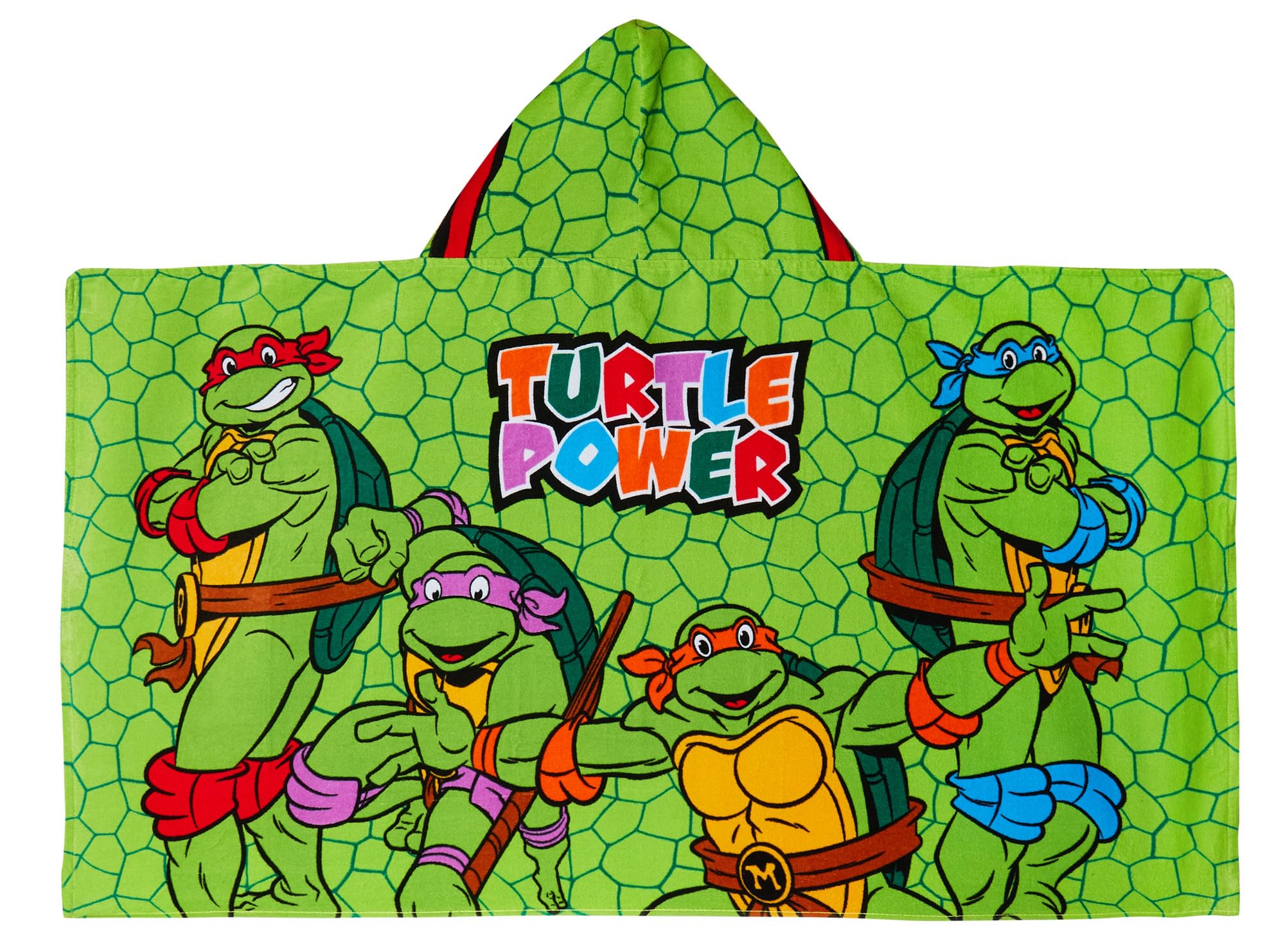 Asciugamano con cappuccio Tartarughe Ninja Teenage Mutant Poncho Raphael 100% cotone Asciugamano da spiaggia Vestire Asciugamano da bagno Avvolgente