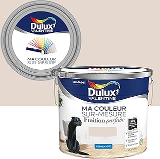 Ma Couleur Sur-mesure par Dulux Valentine – Peinture Intérieure Murs, Plafonds, Boiseries - Finition Parfaite - 98% d'opacité - Mat Beige Parfait 10 L - Palette Sens