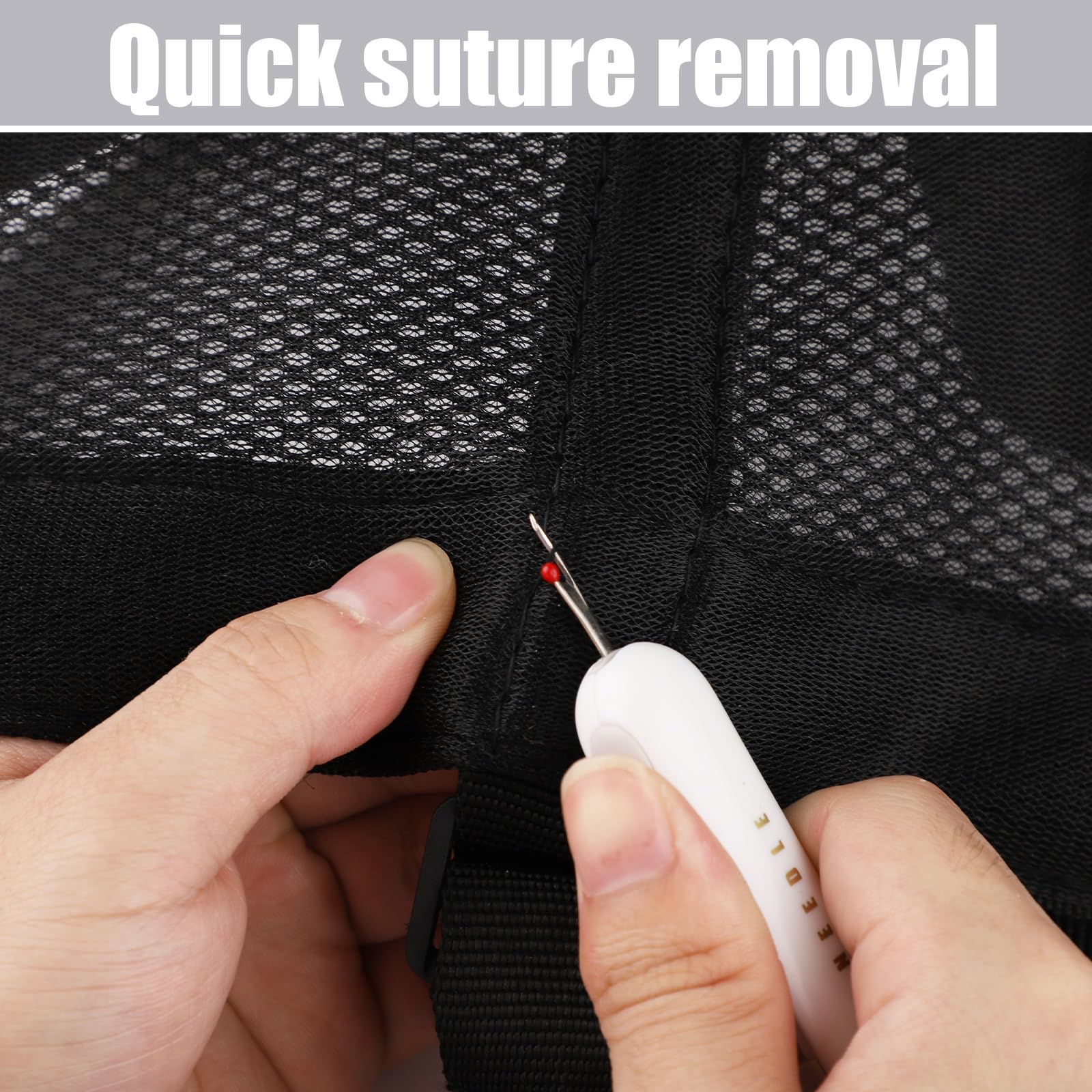 2pcs Découseur Enfile-Aiguille 2 En 1, Découseur Intégré Découseur Et Enfile -Aiguille Pour La Couture L'Artisanat Le Tricot Le Point De Croix Les Fournitures De Matelassage (Jaune