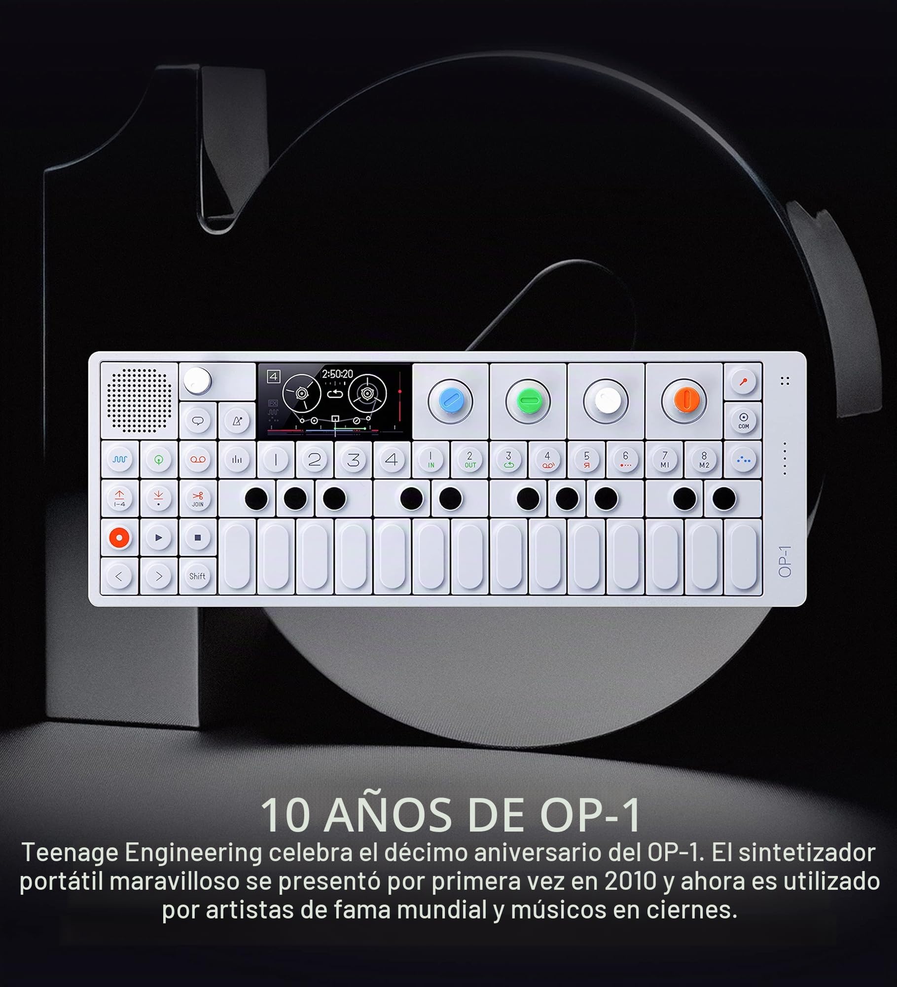 Teenage Engineering OP-1 - Sintetizador, sampler y controlador, portátil