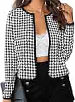 ジャケット O BIANI Houndstooth blazer ANINE BING Kaia Blazer in Houndstooth | REVOLVE