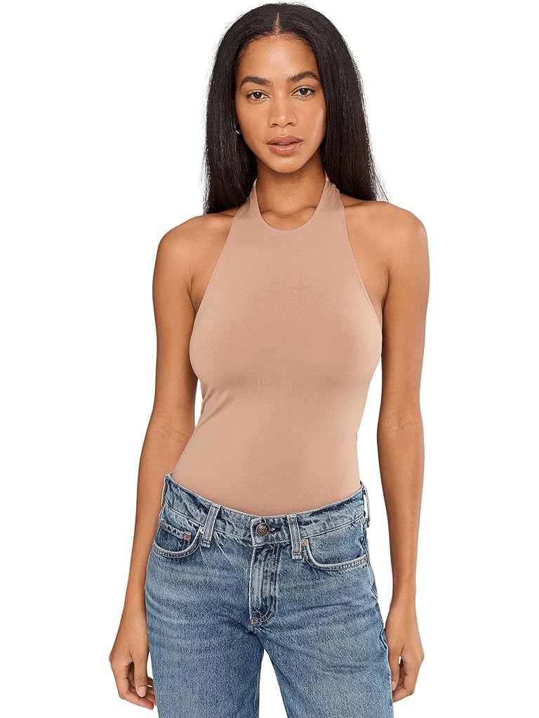 Tan Free People So Sleek Cami