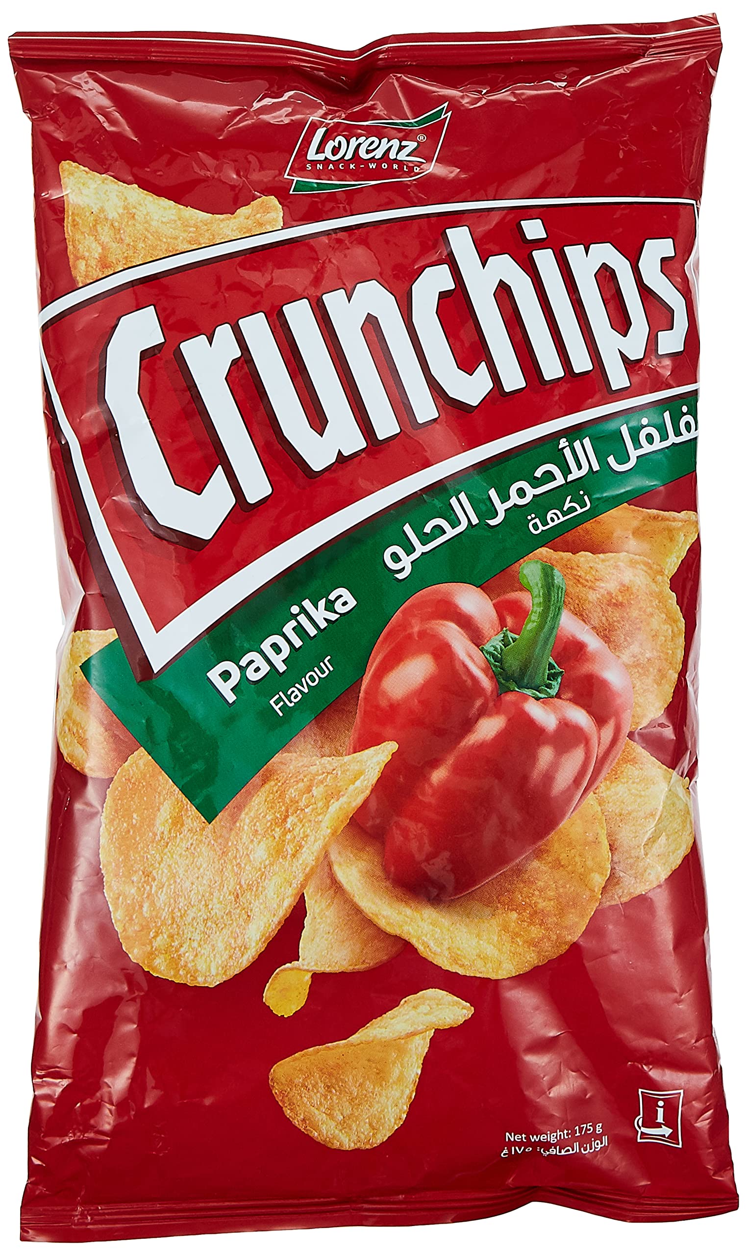 Lorenz Crunchips Paprika - 175 gm