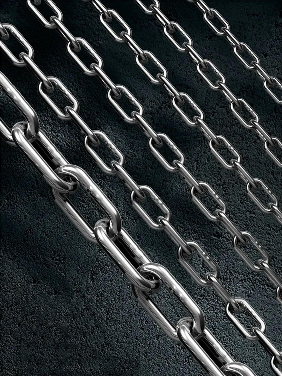Catena di sollevamento Qualsiasi lunghezza del metro, diametro 1,2-10 mm, catena a maglie corte e lunghe saldate in acciaio inossidabile SS304/316, lucidata a specchio Paranchi(12MM Short Link,Stainle