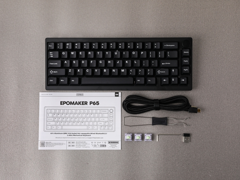 Amazon.com: EPOMAKER P65 QMK/VIA Wireless Aluminum Gaming Keyboard