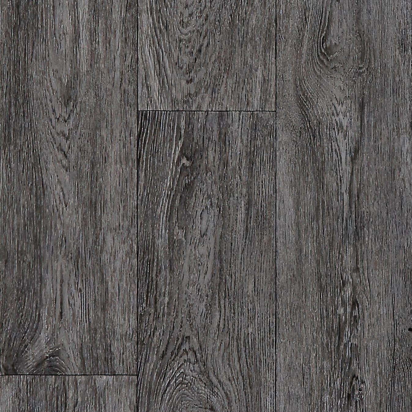 Vinyl Flooring Modern Wood Oak Plank Effect Vinyl Flooring Roll | Non-Slip Easy Clean Waterproof Lino Vinyl Floor | Living Dining Room, Lounge, Hallway Flooring (Dark Grey, 2m x 3m)