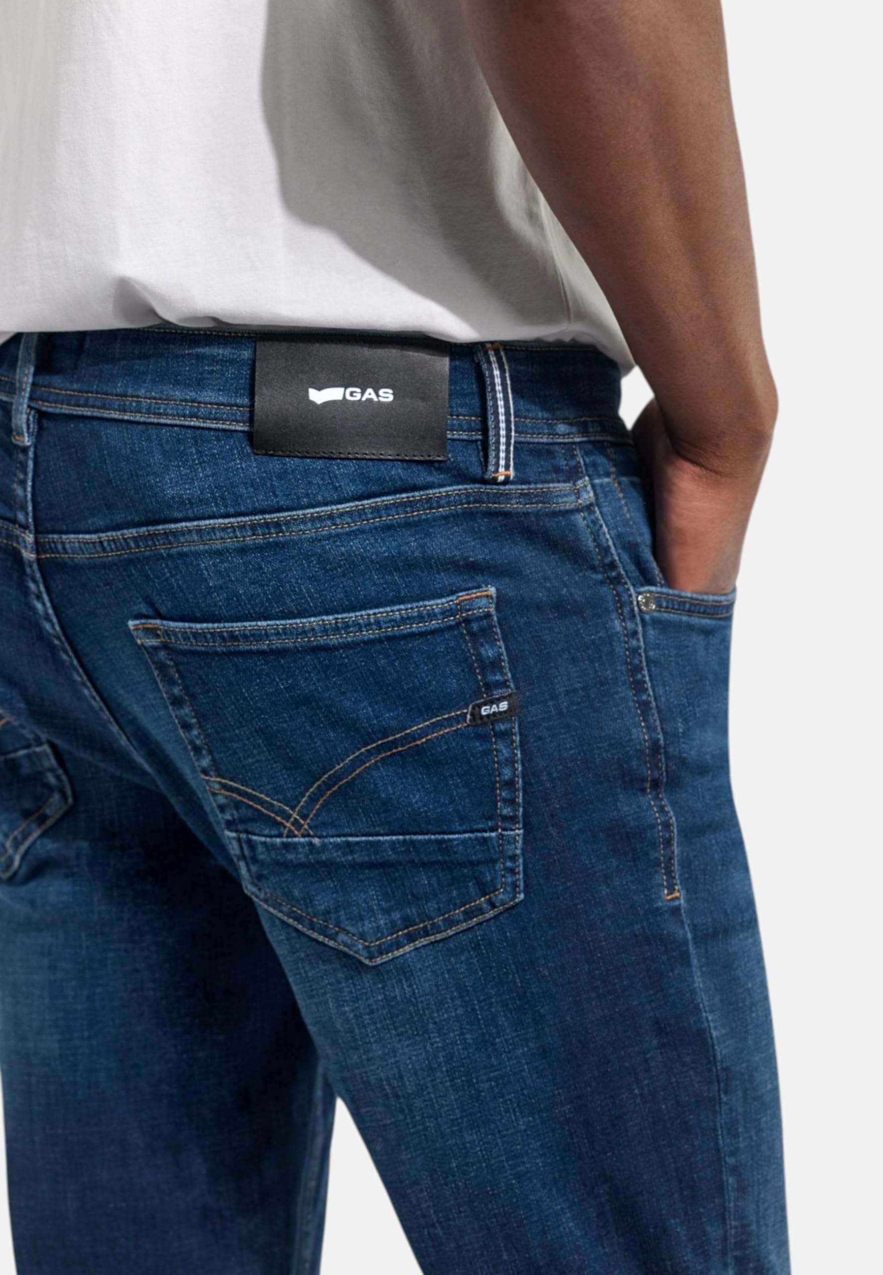 gas Uomo Jeans Slim Fit Cotone 350659020153