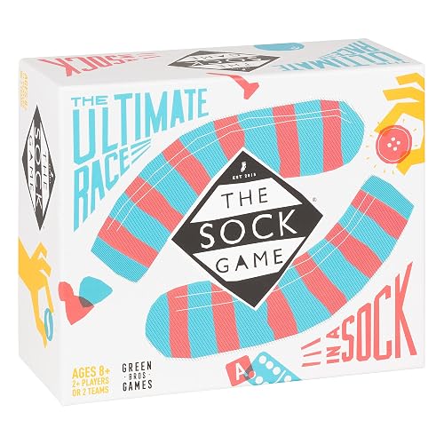 Green Brothers Games | The Sock Game – The Hilarious, Frantic Sensory Smash Hit | Party Game for Families & Friends | Simple to Learn Perfect Games Night Favourite | 2+ Players | Ages 8+ | 5-30 Mins