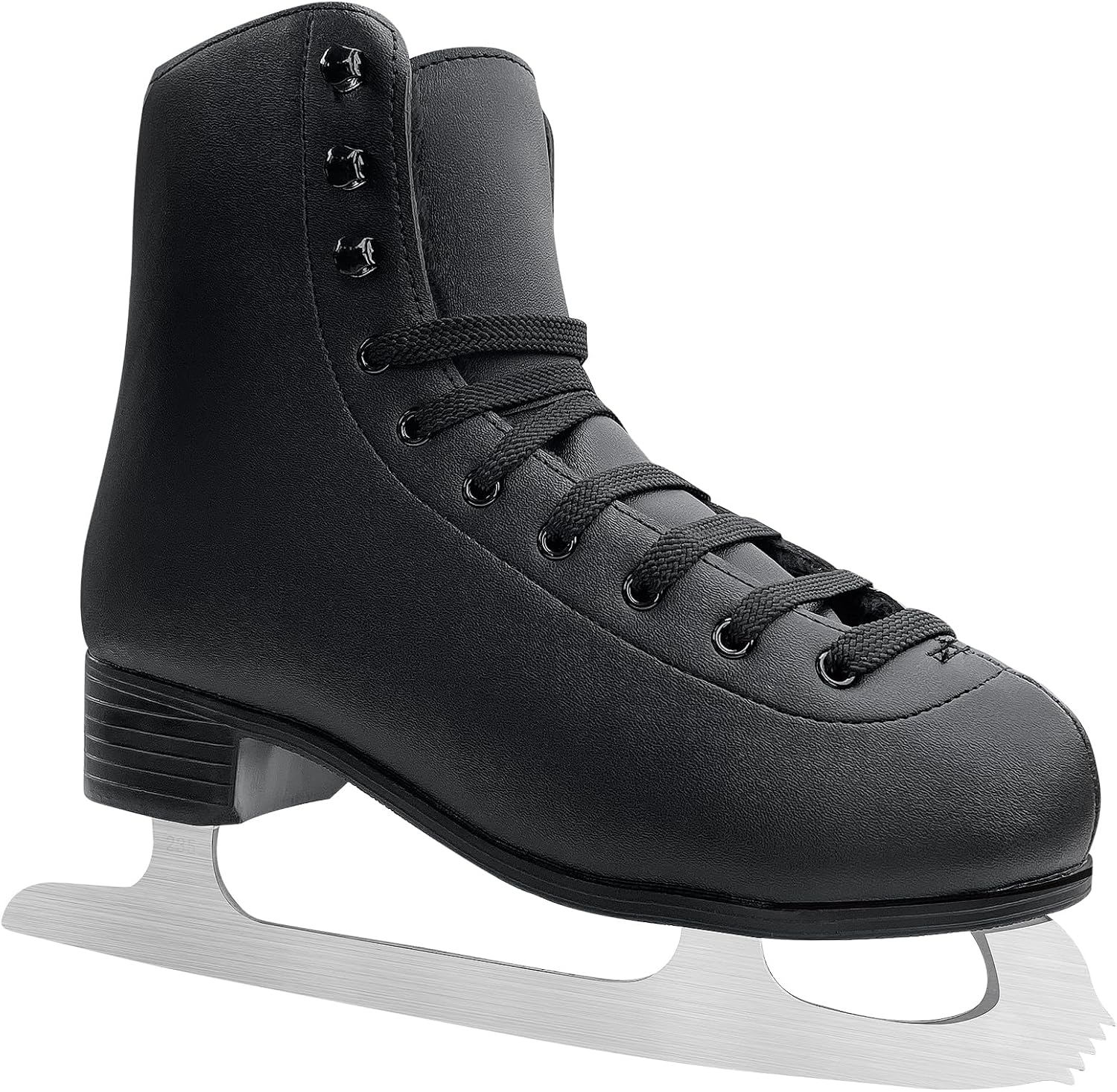 Gliti Ice Skates Womens/Mens/Boys/Girls, Black Ice Figure Skates